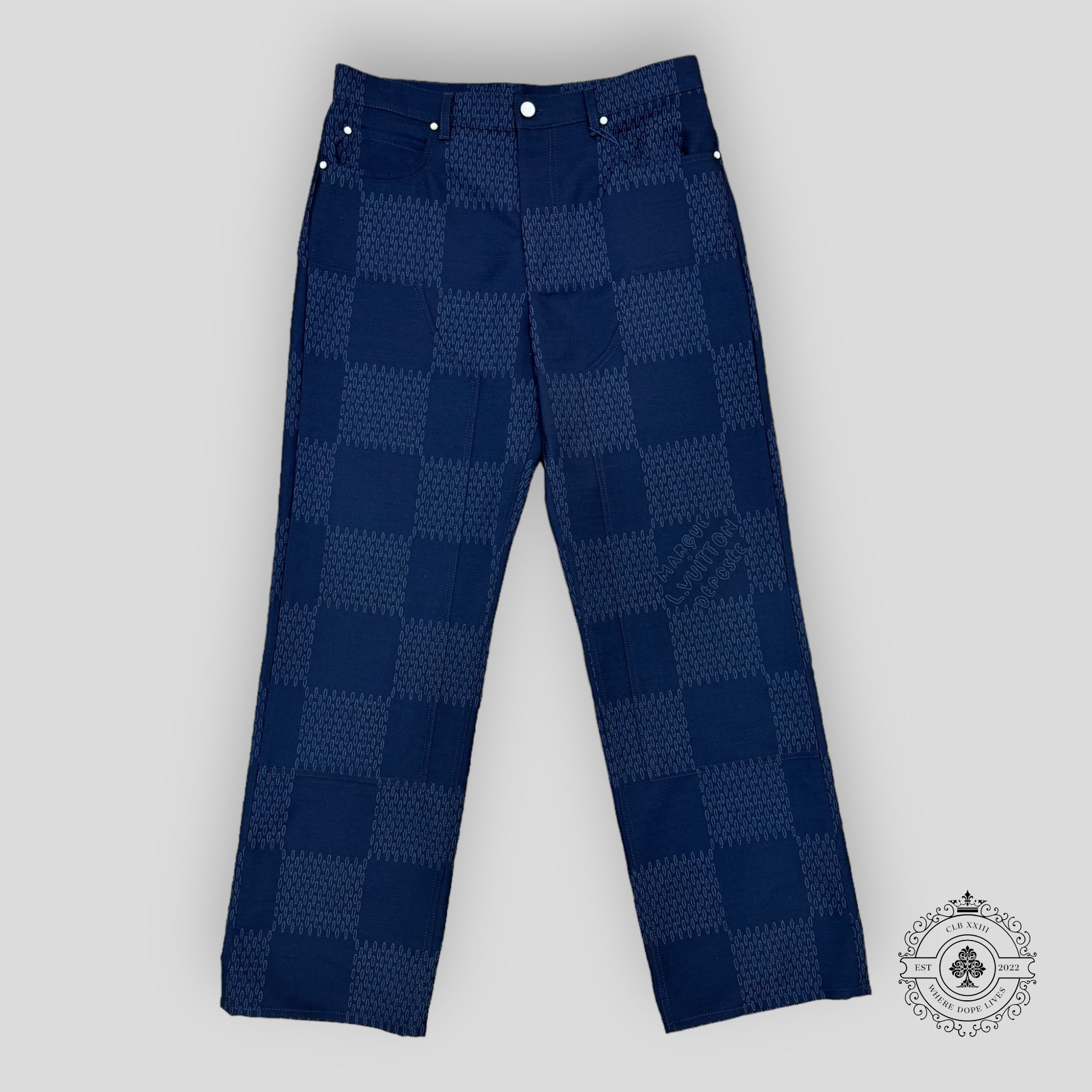 Louis Vuitton Damier Jacquard Wool Pants