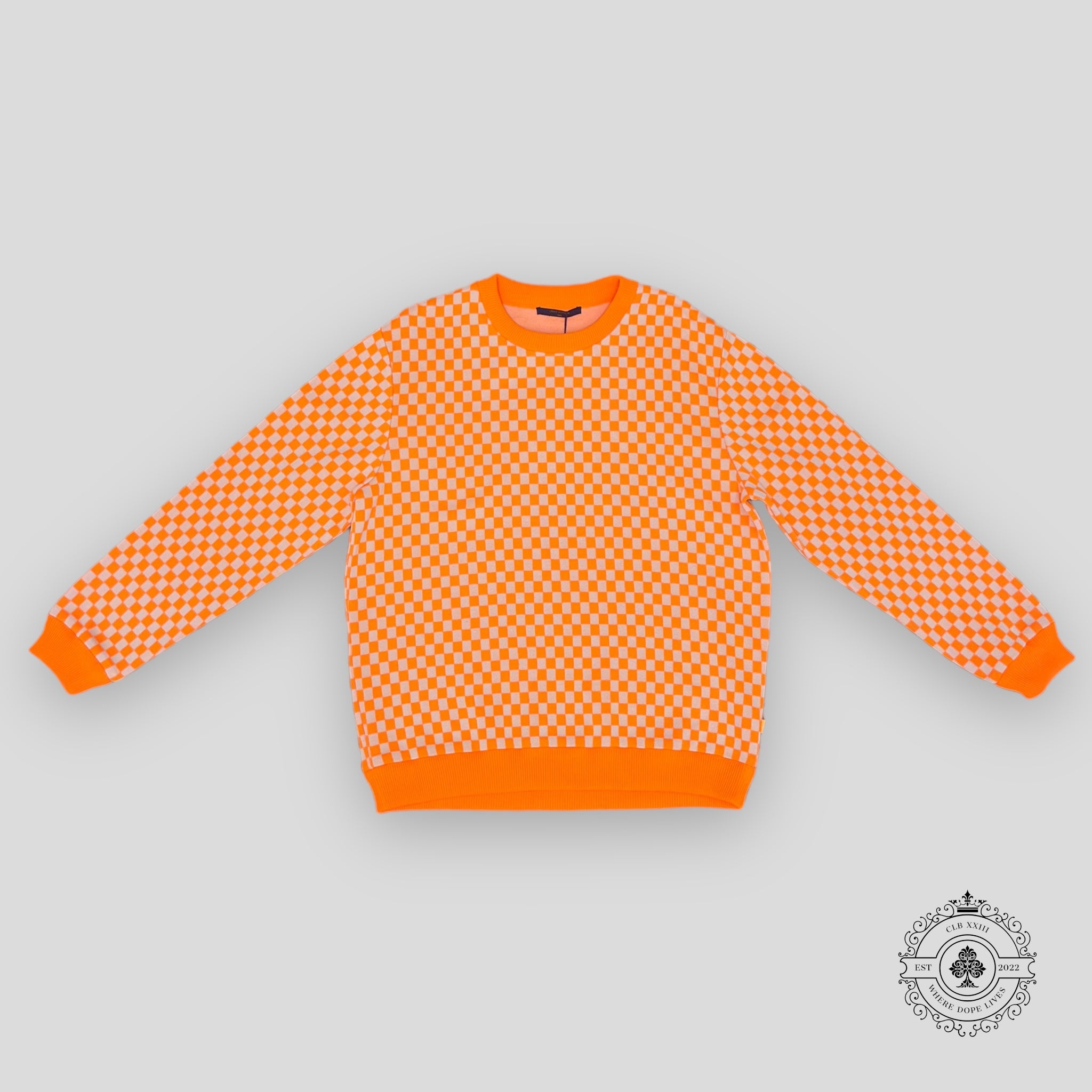 Louis Vuitton Damier Pullover - Orange