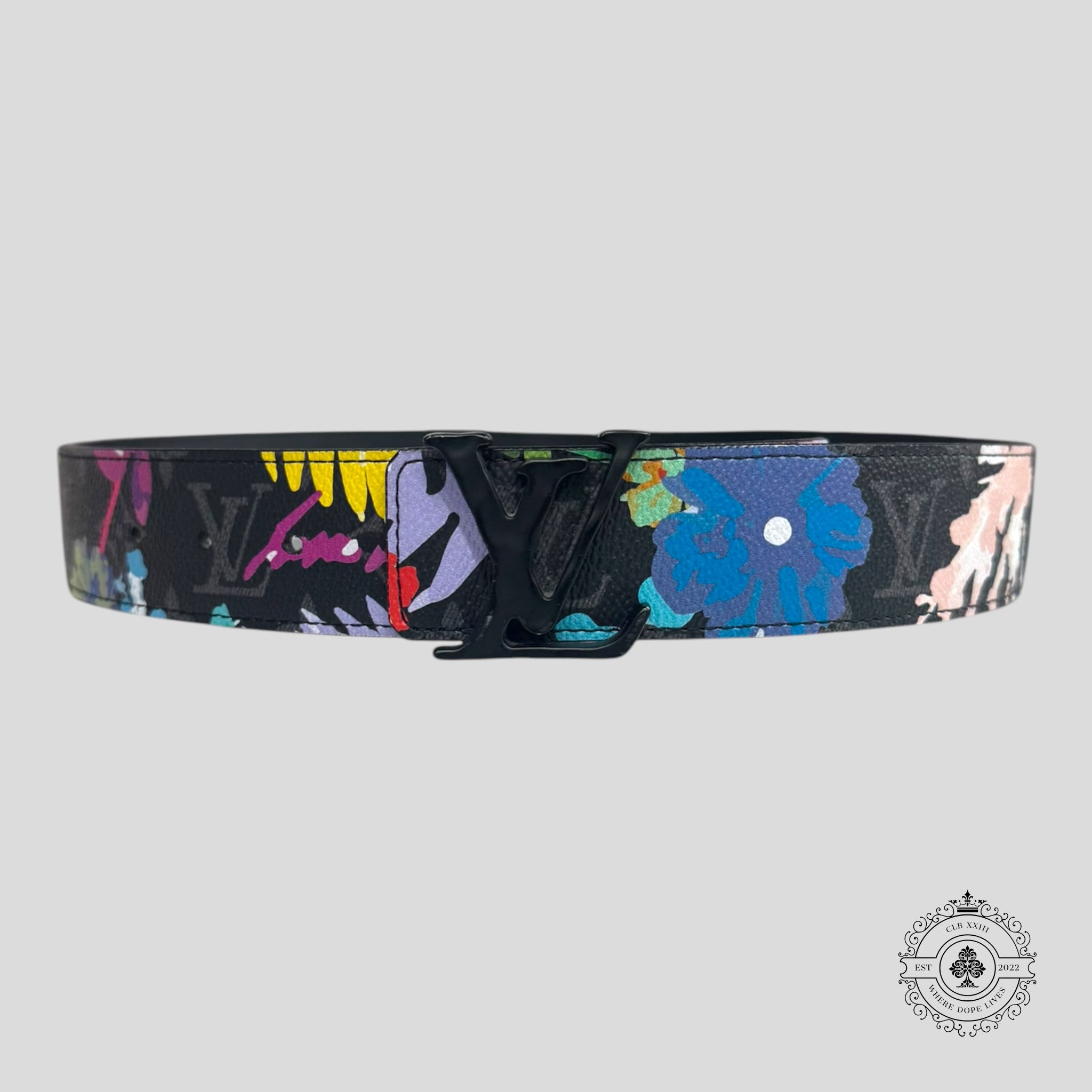 Louis Vuitton Eclipse Foliage Print Belt