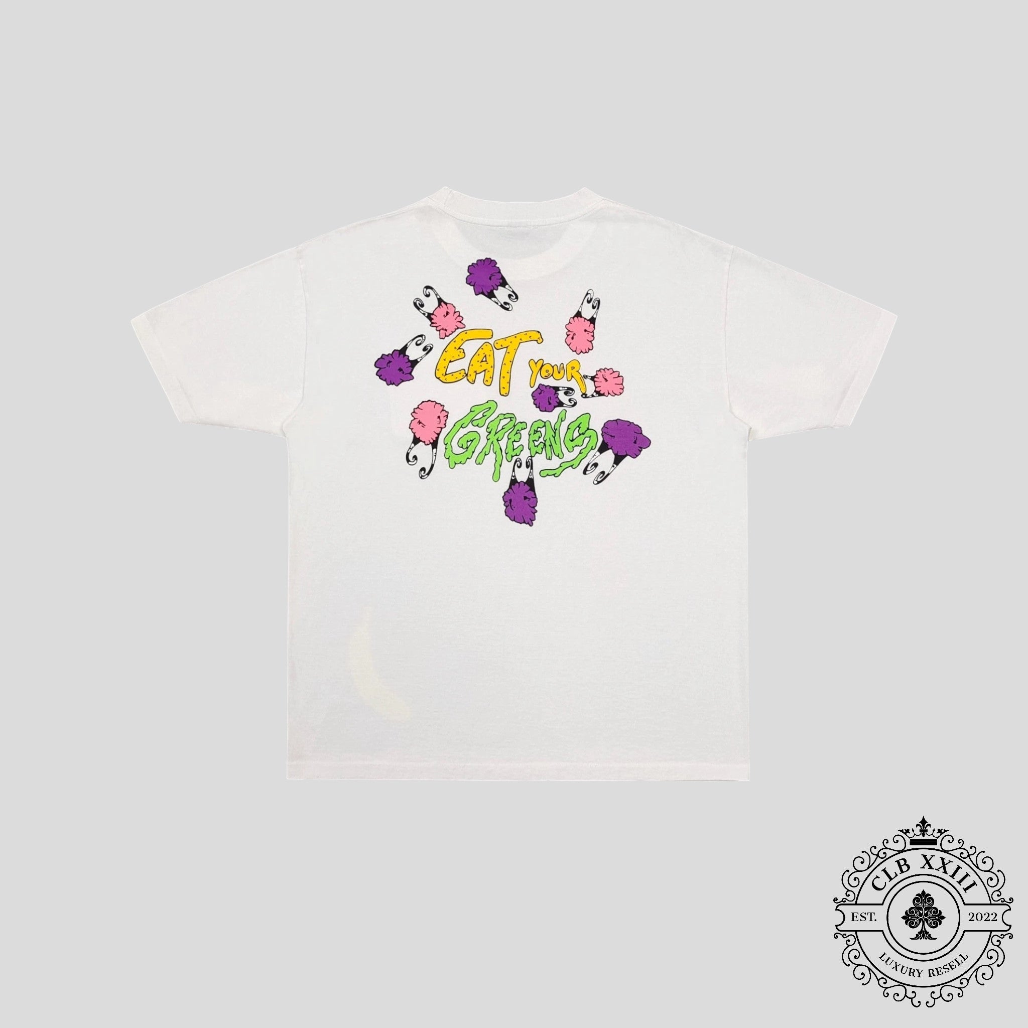 Anti Promo Matty Boy Eat Your Greens Tee in White