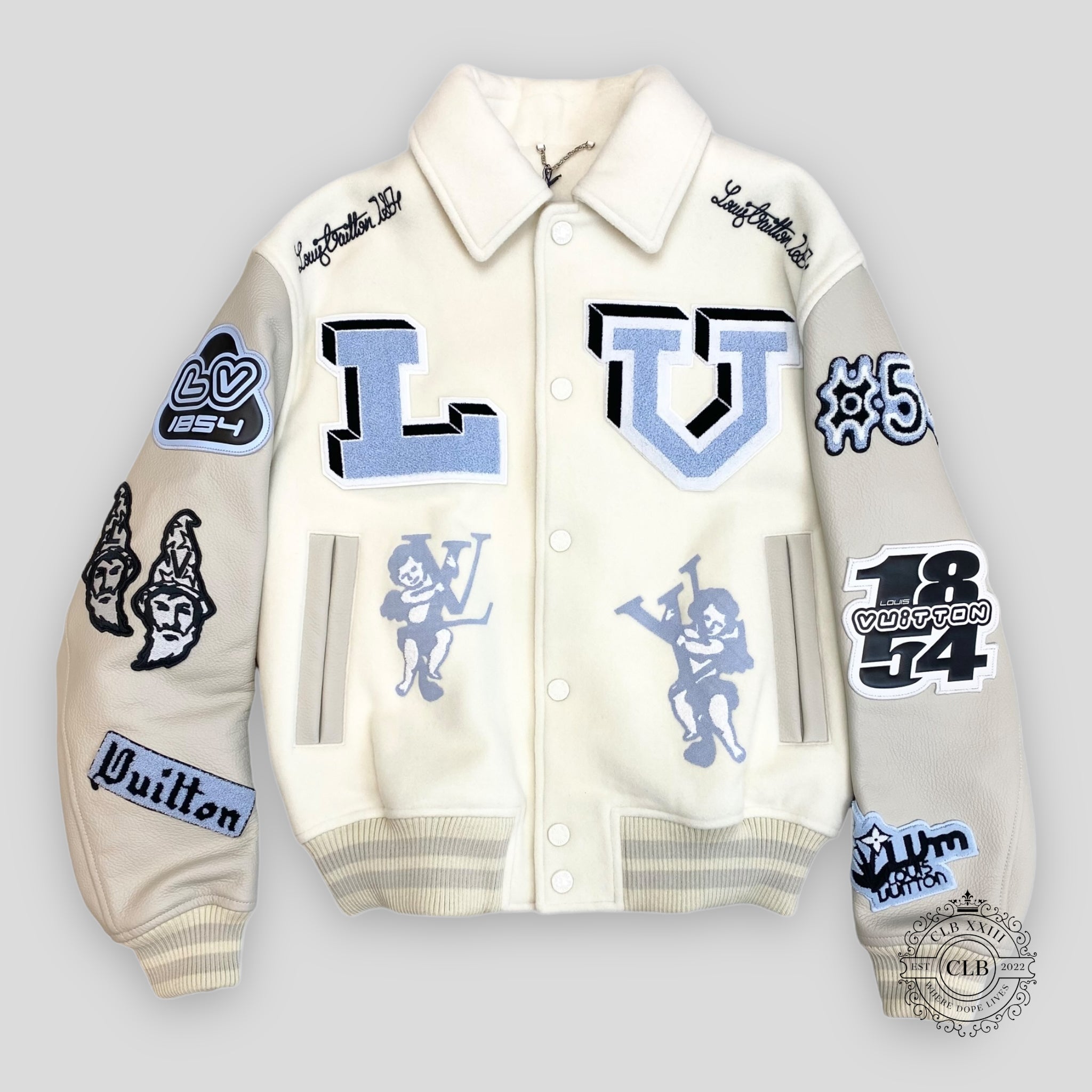 LOUIS VUITTON BUGS BUNNY VARSITY JACKET - WHITE
