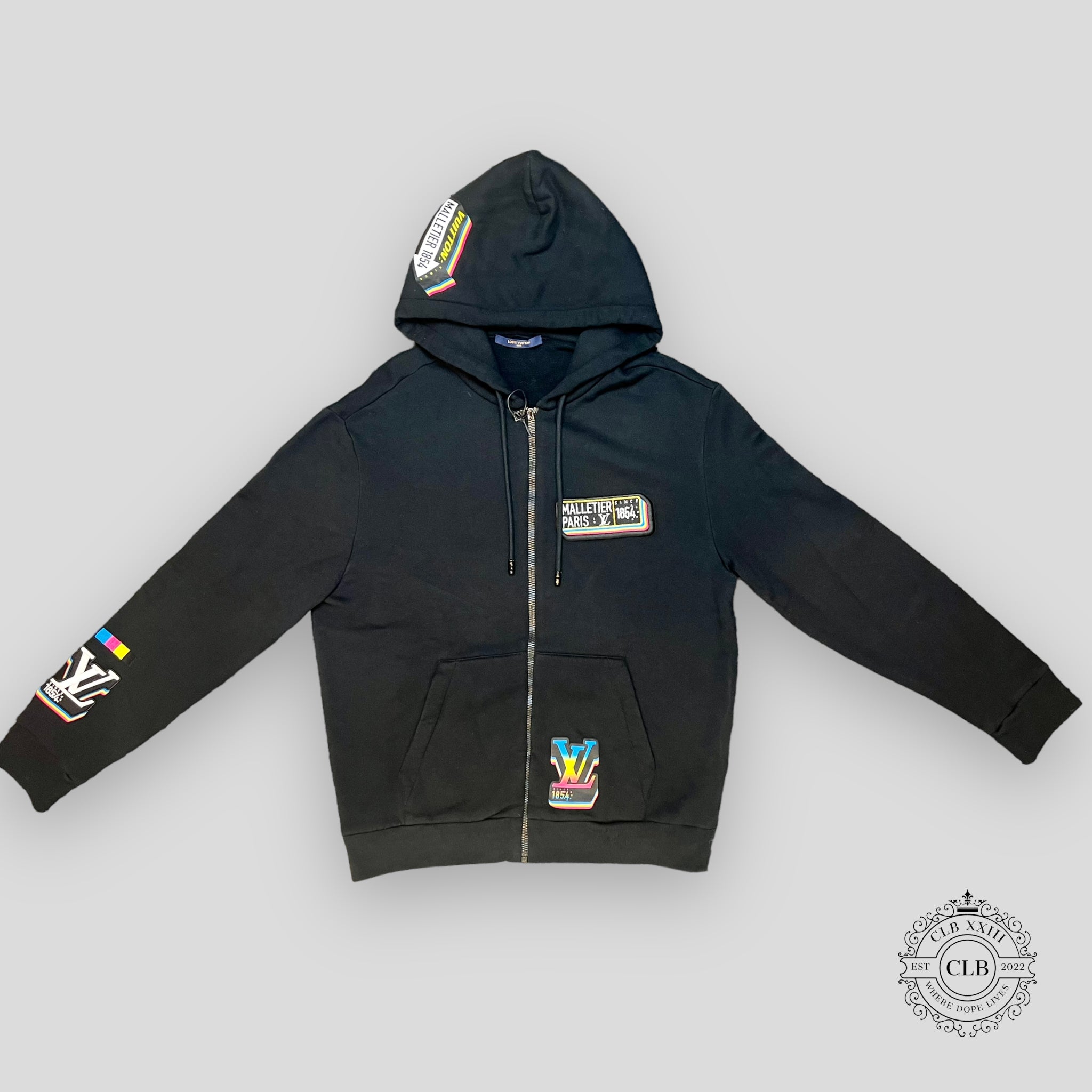 LOUIS VUITTON LV JAZZ MULTI LOGO HOODIE