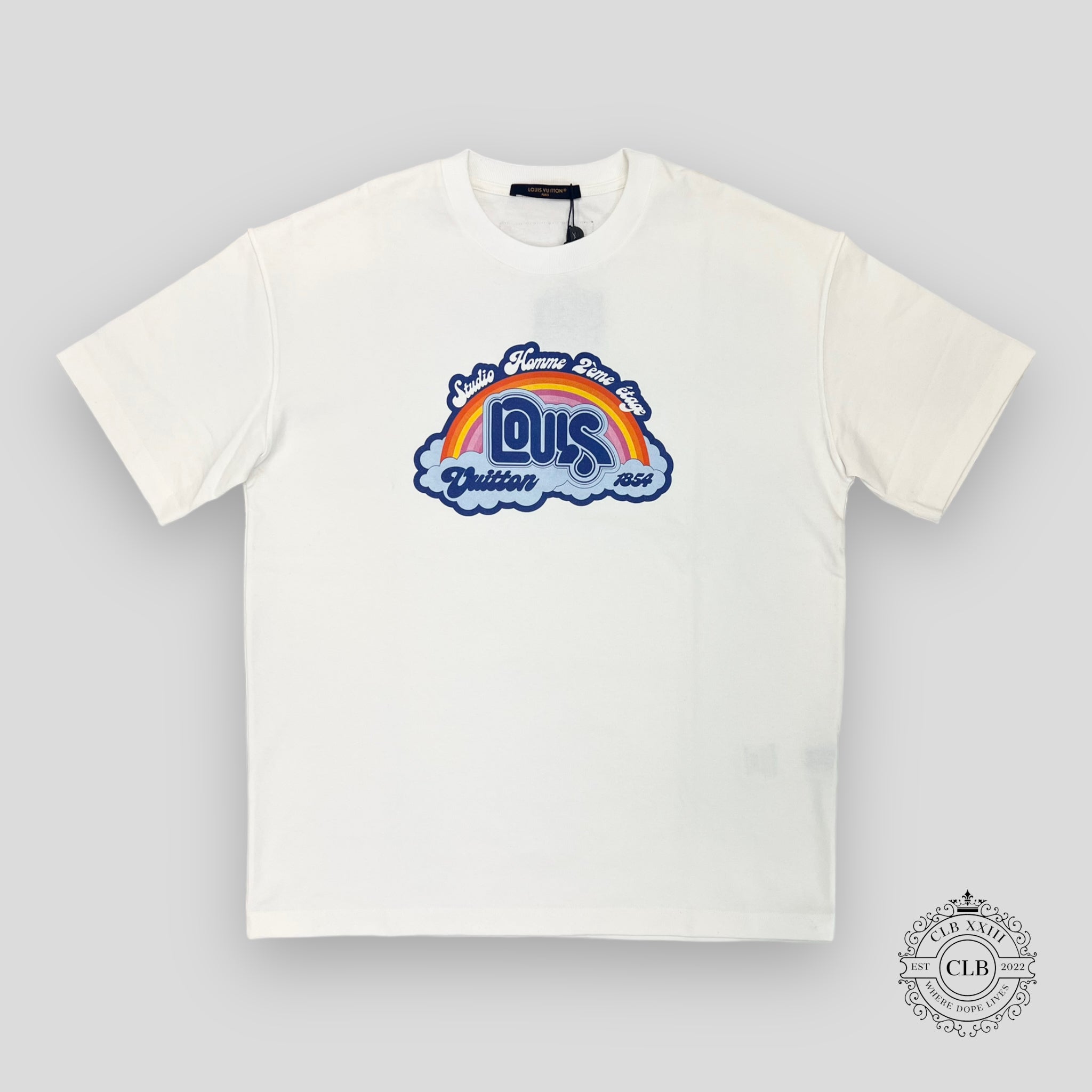 LOUIS VUITTON RAINBOW PRINTED T-SHIRT