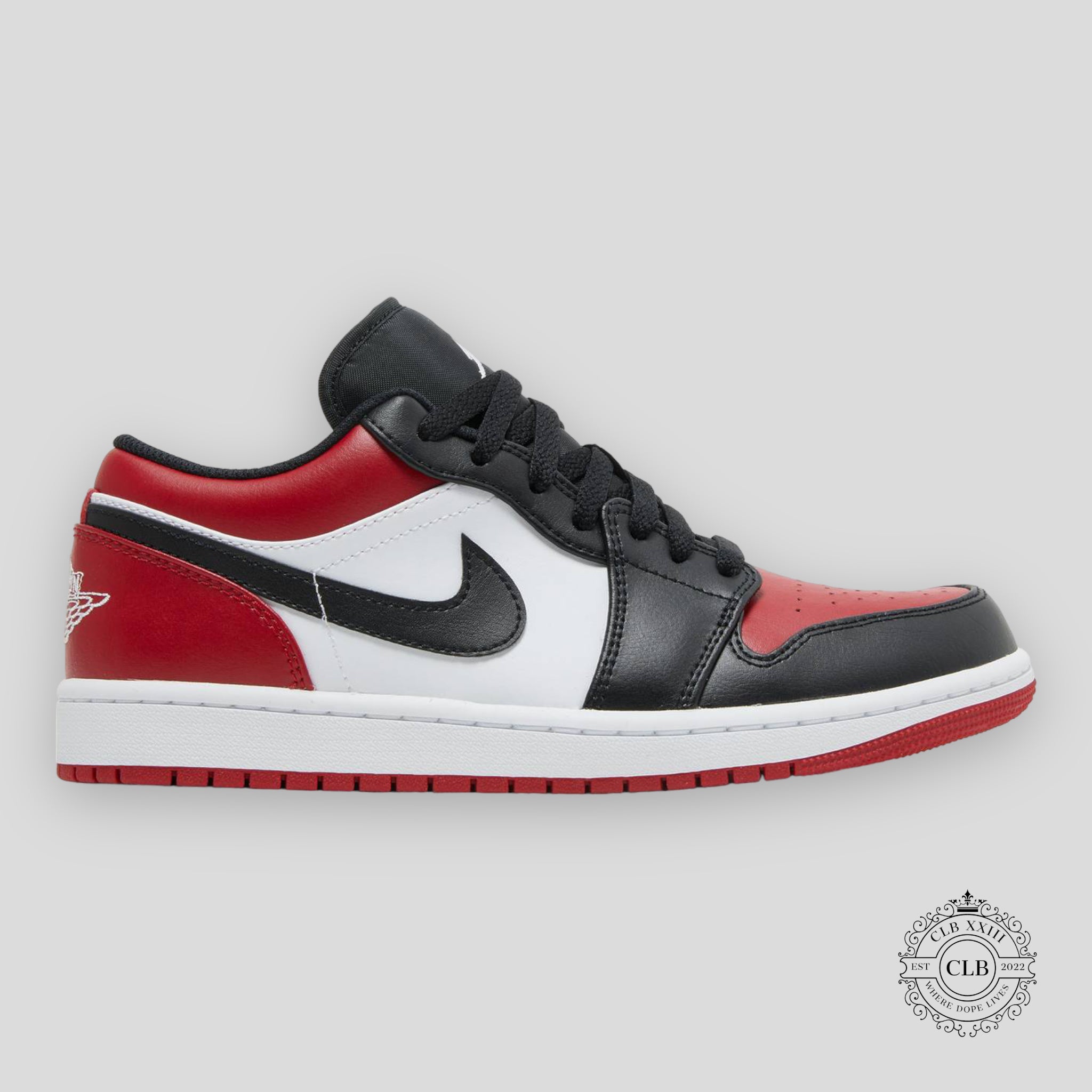 AIR JORDAN 1 LOW "BRED TOE"