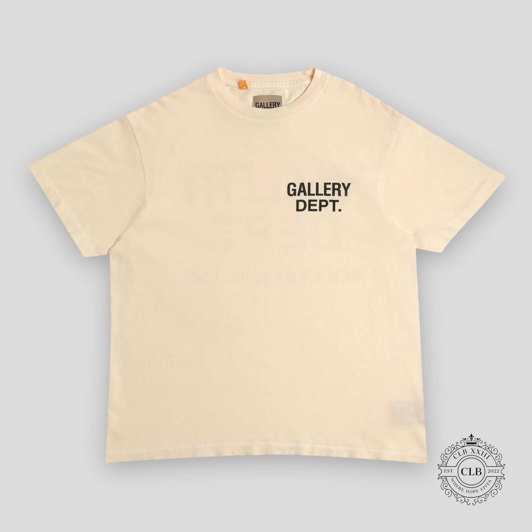GALLERY DEPT. LOGO TEE - CREAM