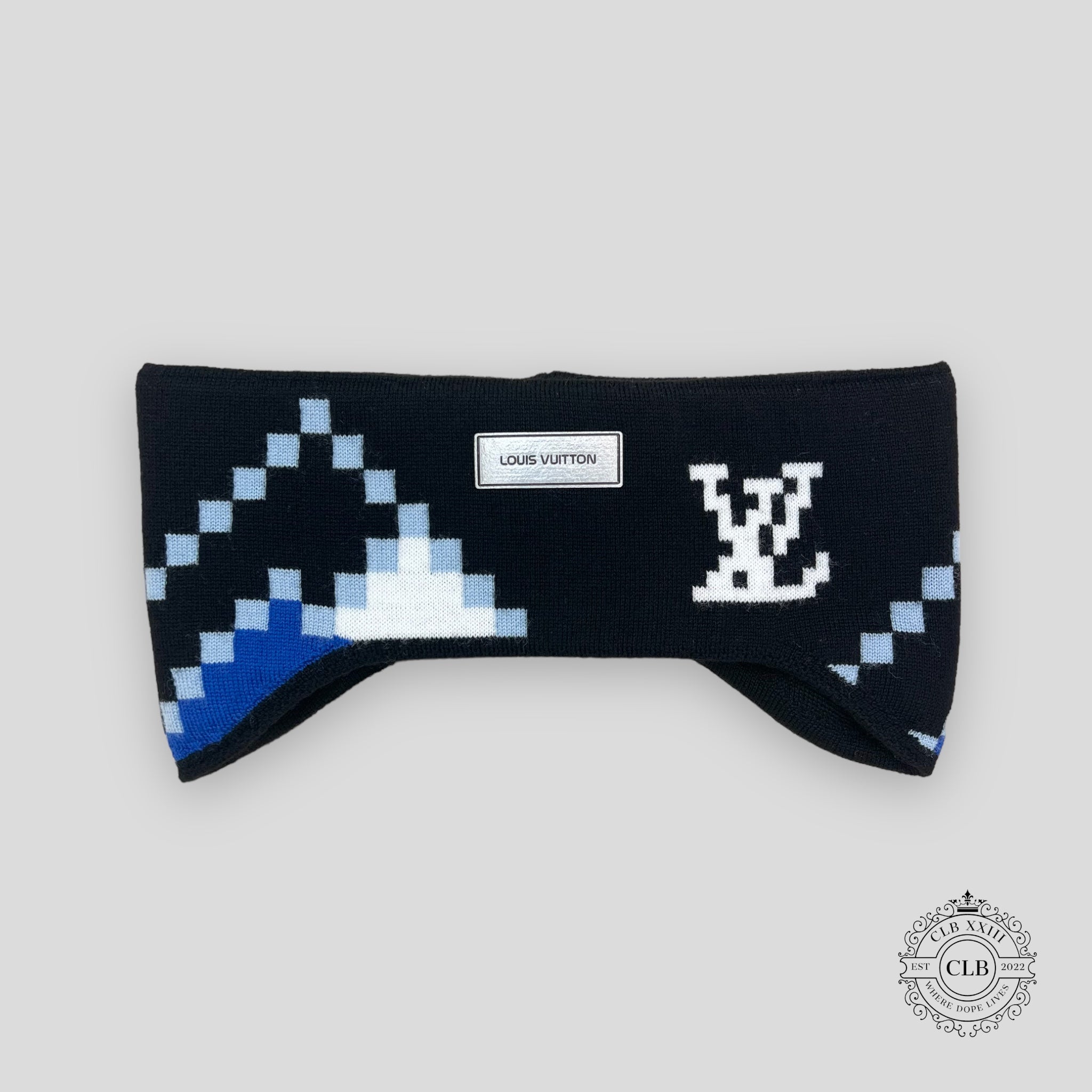 LOUIS VUITTON LV SNOW HEADBAND - BLACK