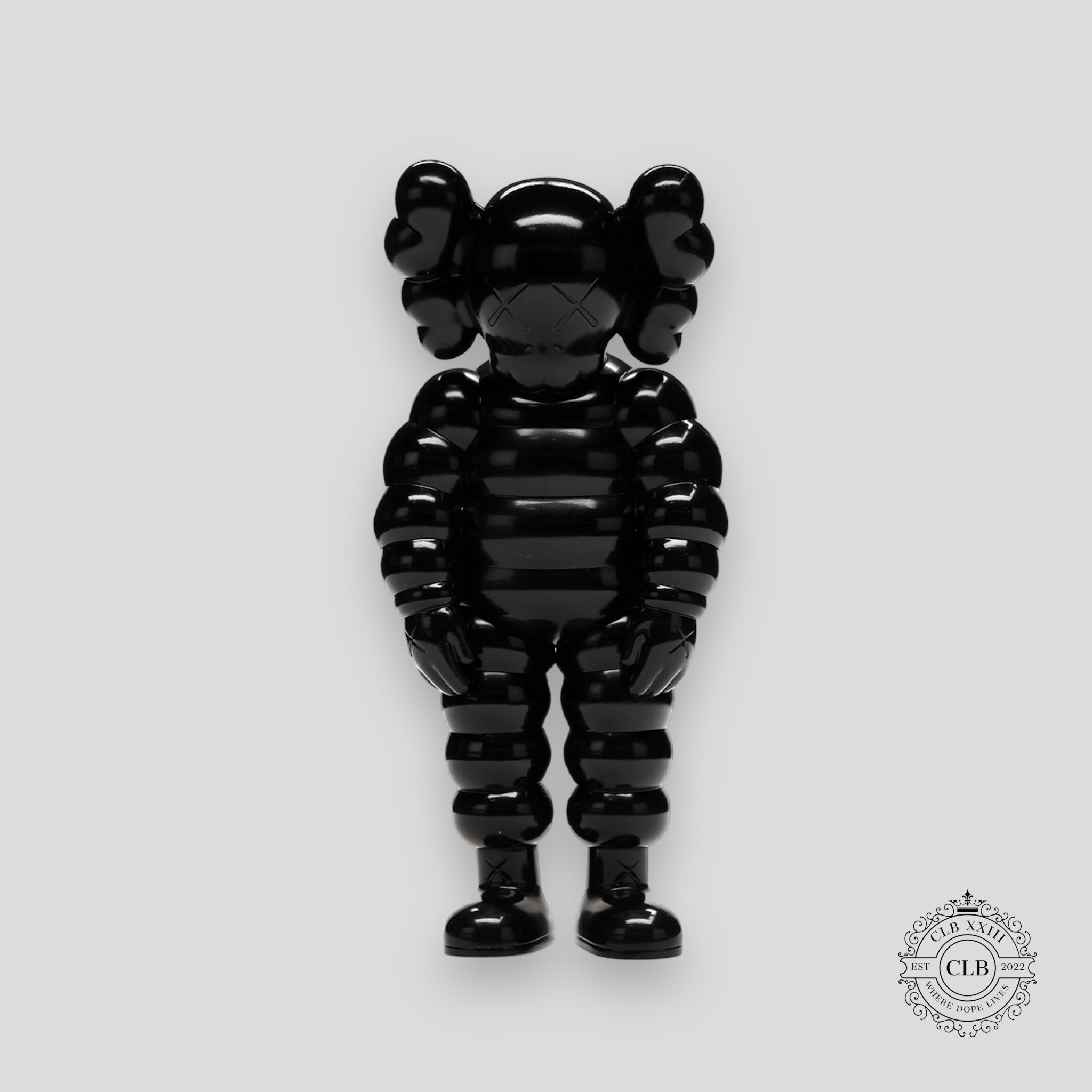 KAWS VINYL FIGURE "WHAT PARTY - BLACK"