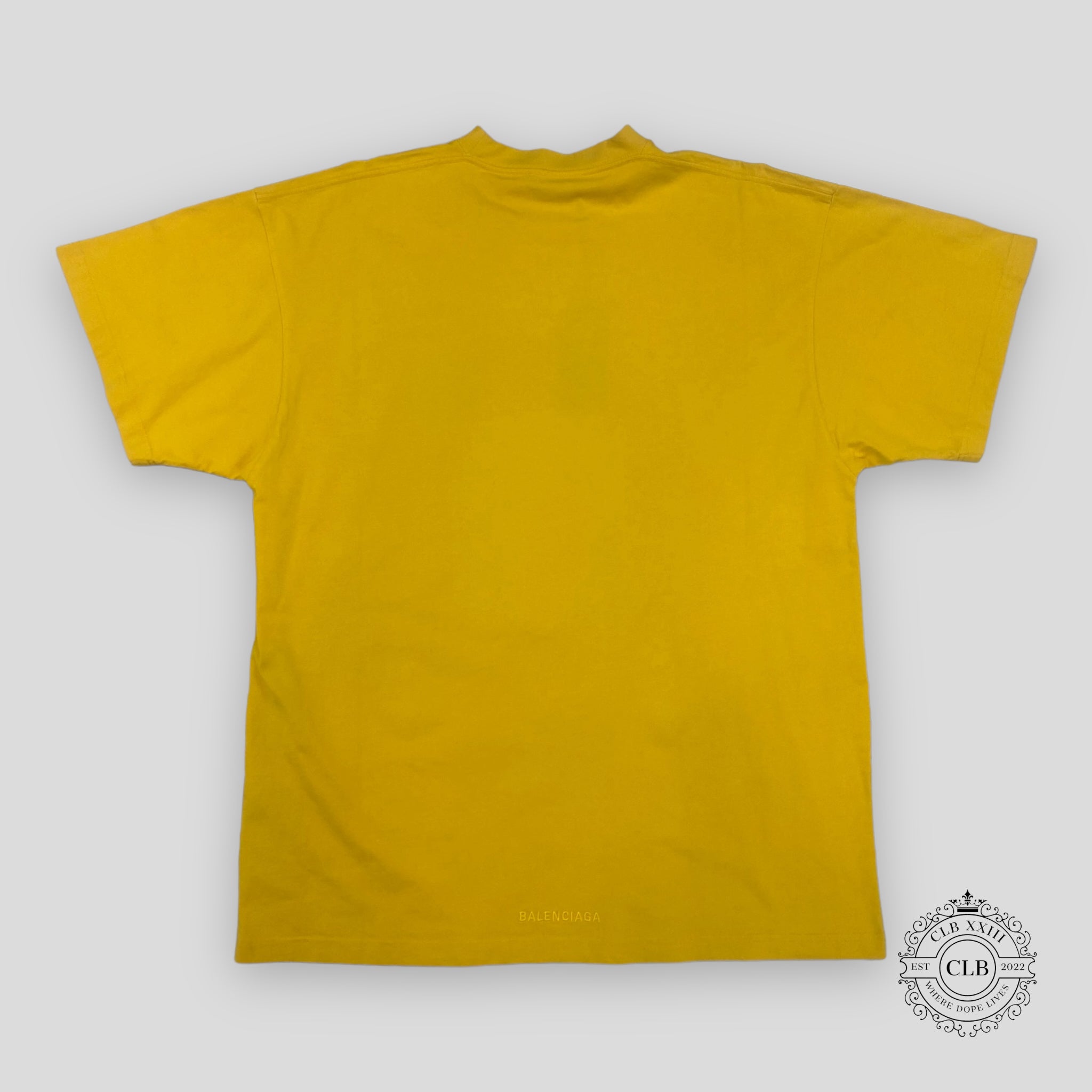 BALENCIAGA 'THE SIMPSONS' OVERSIZED TEE - YELLOW