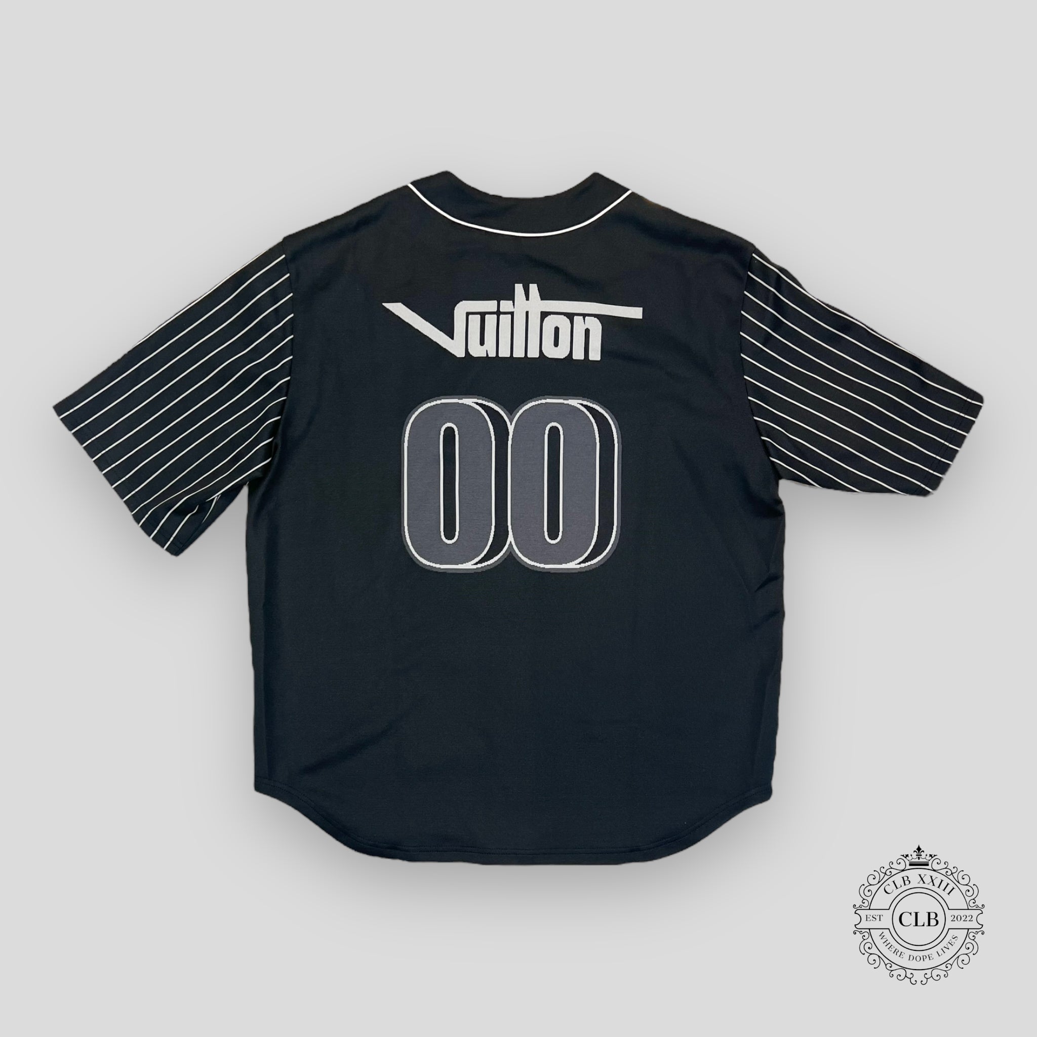 LOUIS VUITTON BASEBALL SHIRT - BLACK