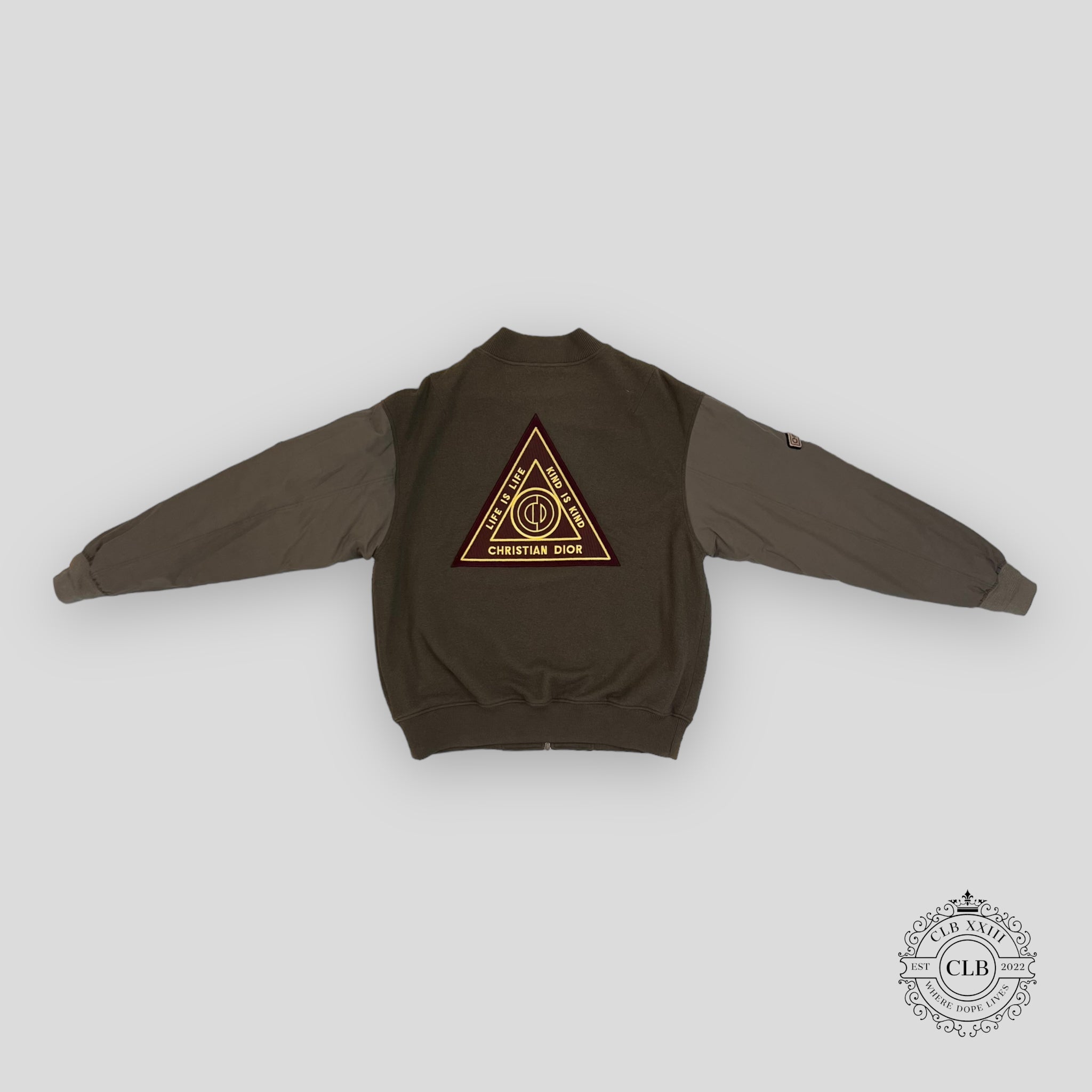 DIOR INVENTORY REQUIRED BOMBER JACKET - BROWN