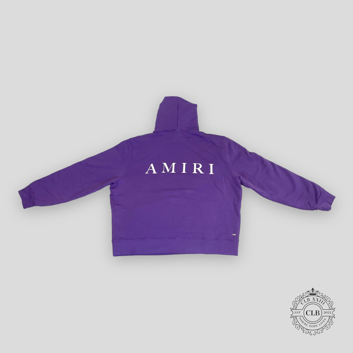 Amiri Ma Logo Hoodie in Purple