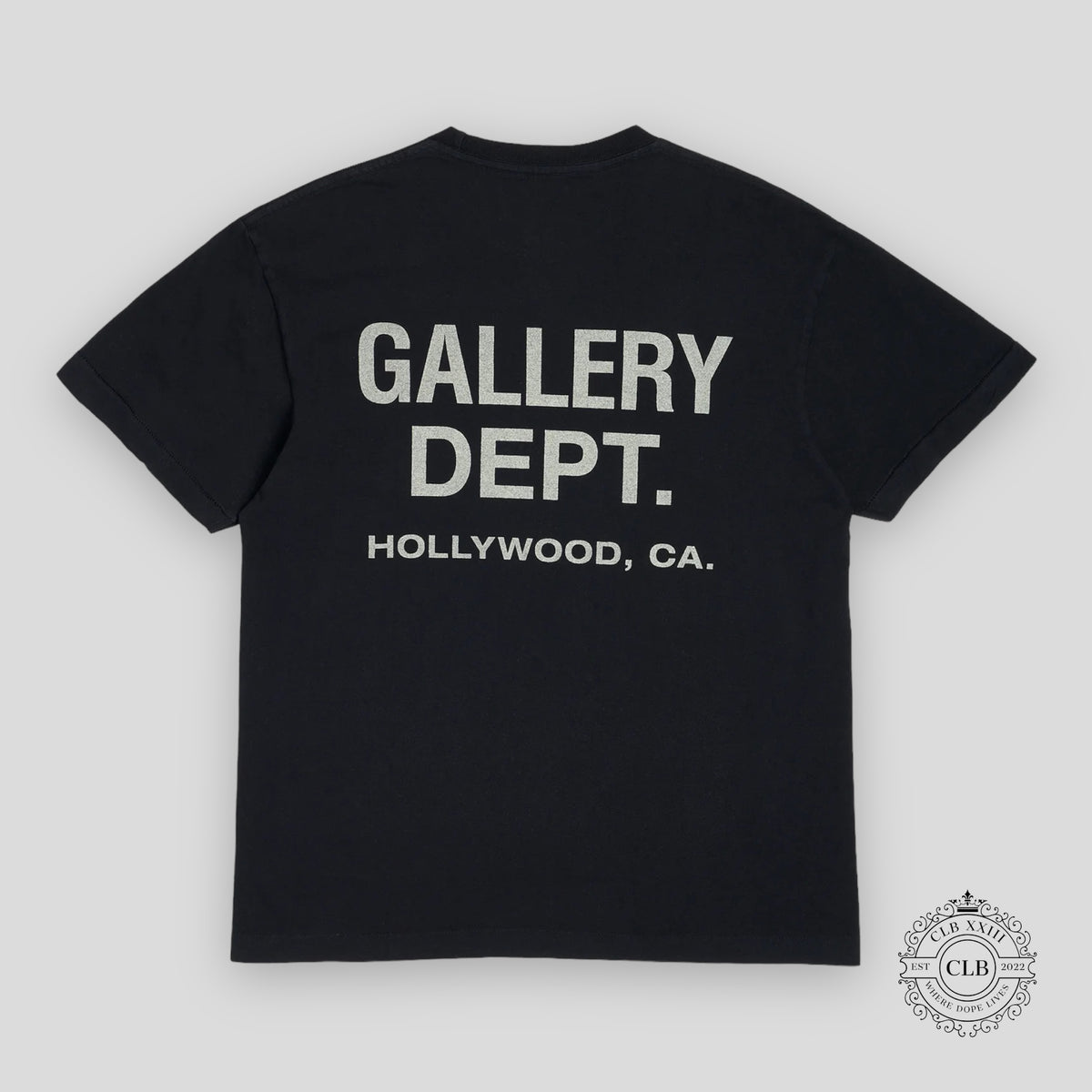 GALLERY DEPT. LOGO TEE - BLACK