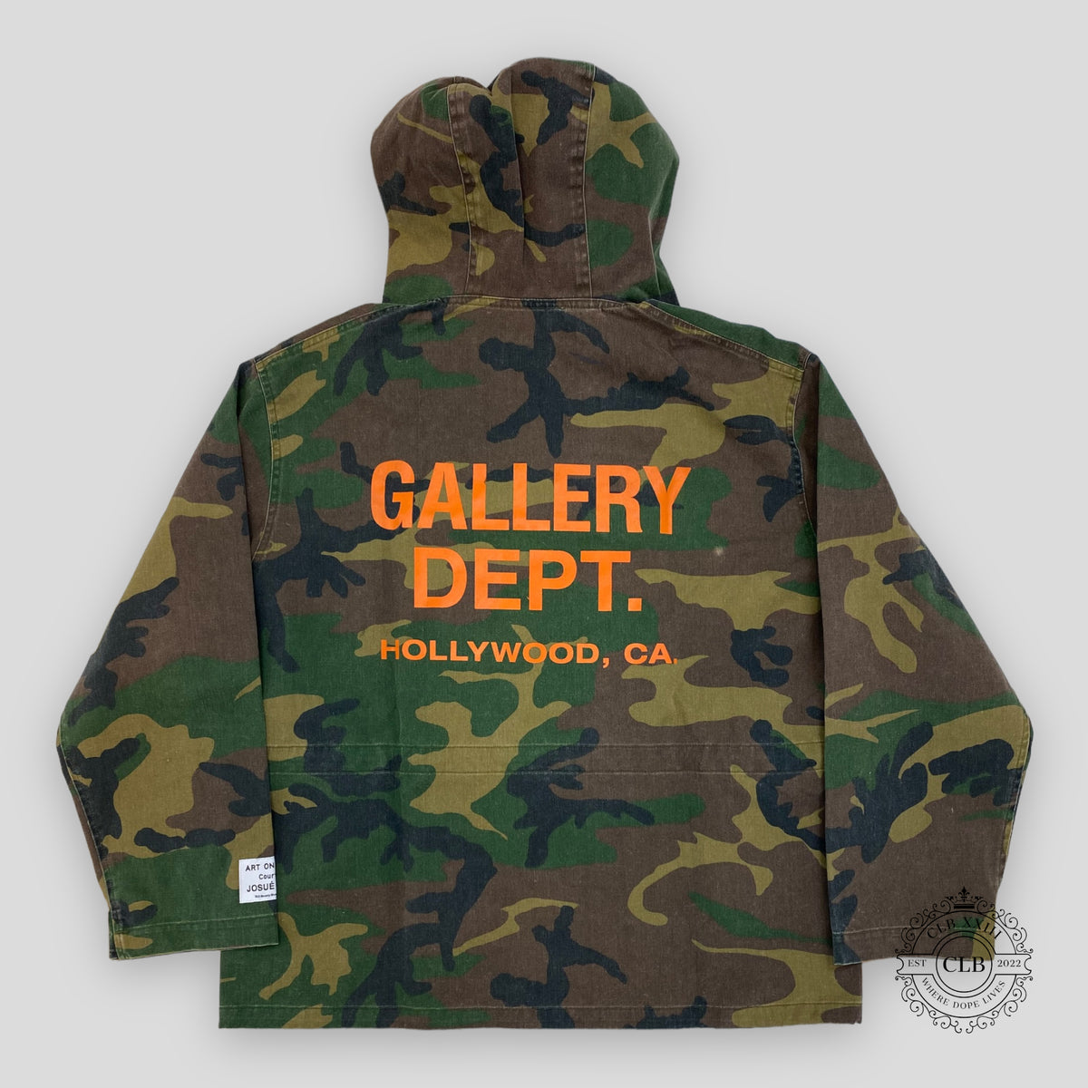 GALLERY DEPT. RILEY ANORAK JACKET - MILITARY CAMO