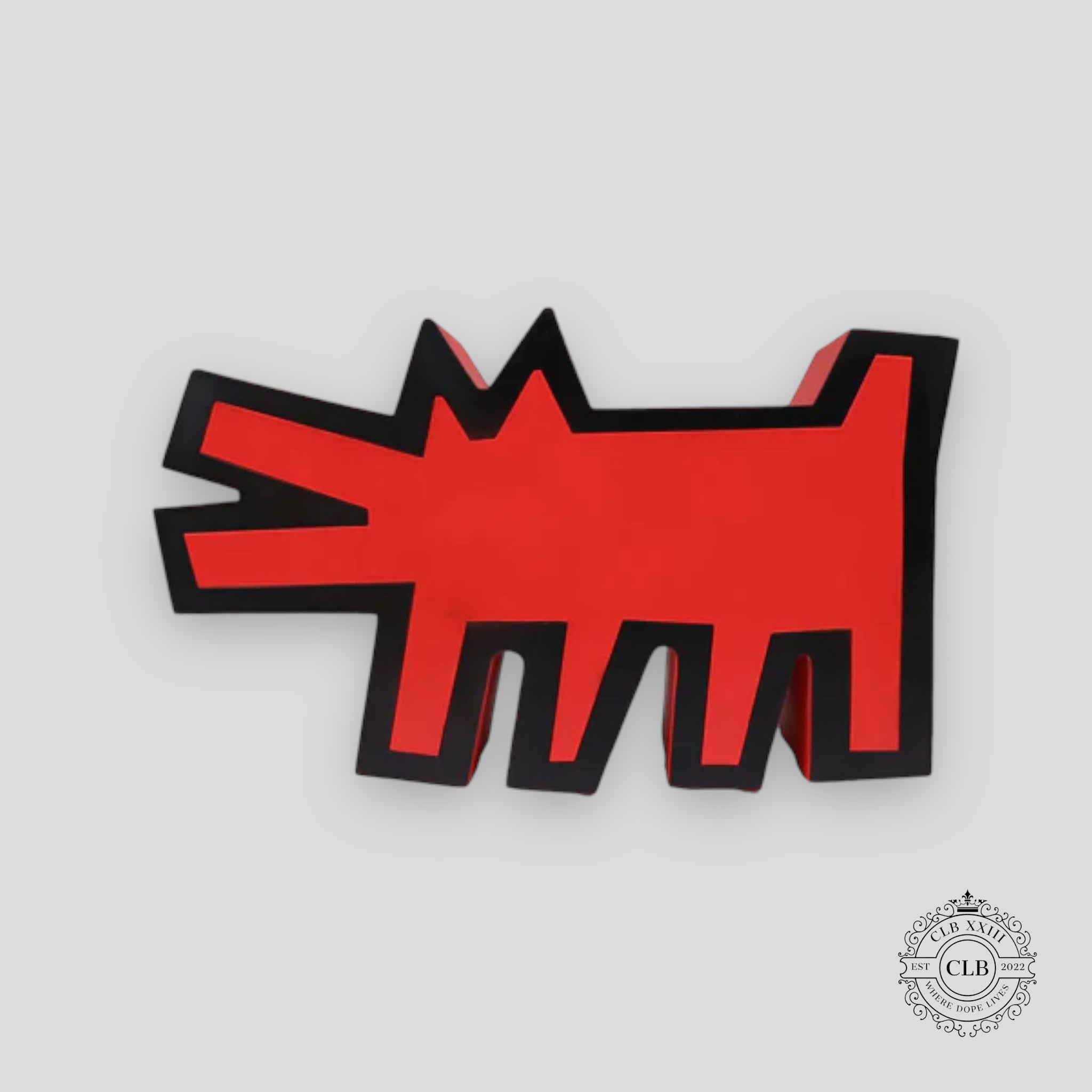 MEDICOM KEITH HARING FIGURE "BARKING DOG"