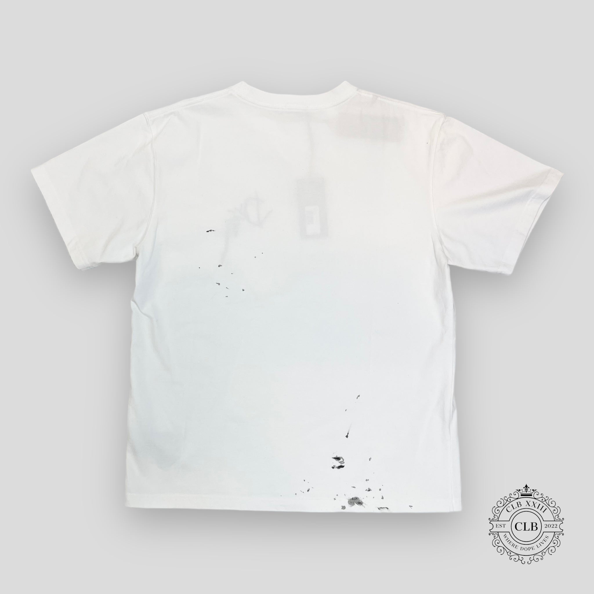 DIOR CACTUS JACK EMBROIDERED TEE - WHITE/BROWN