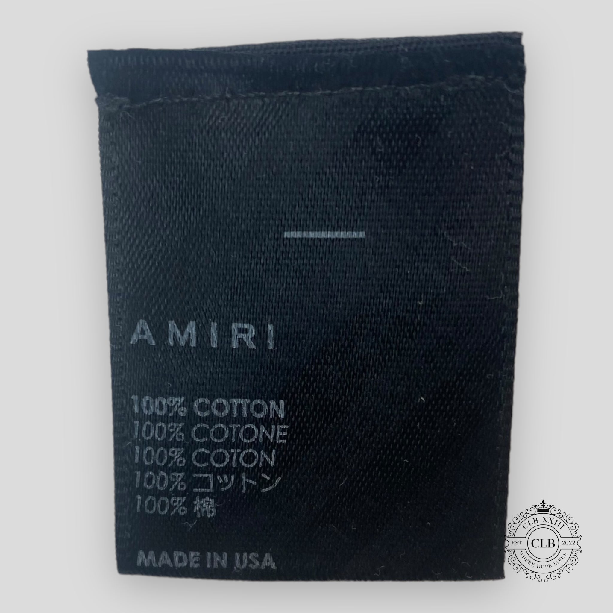 Amiri Ma Core Logo Tee in White