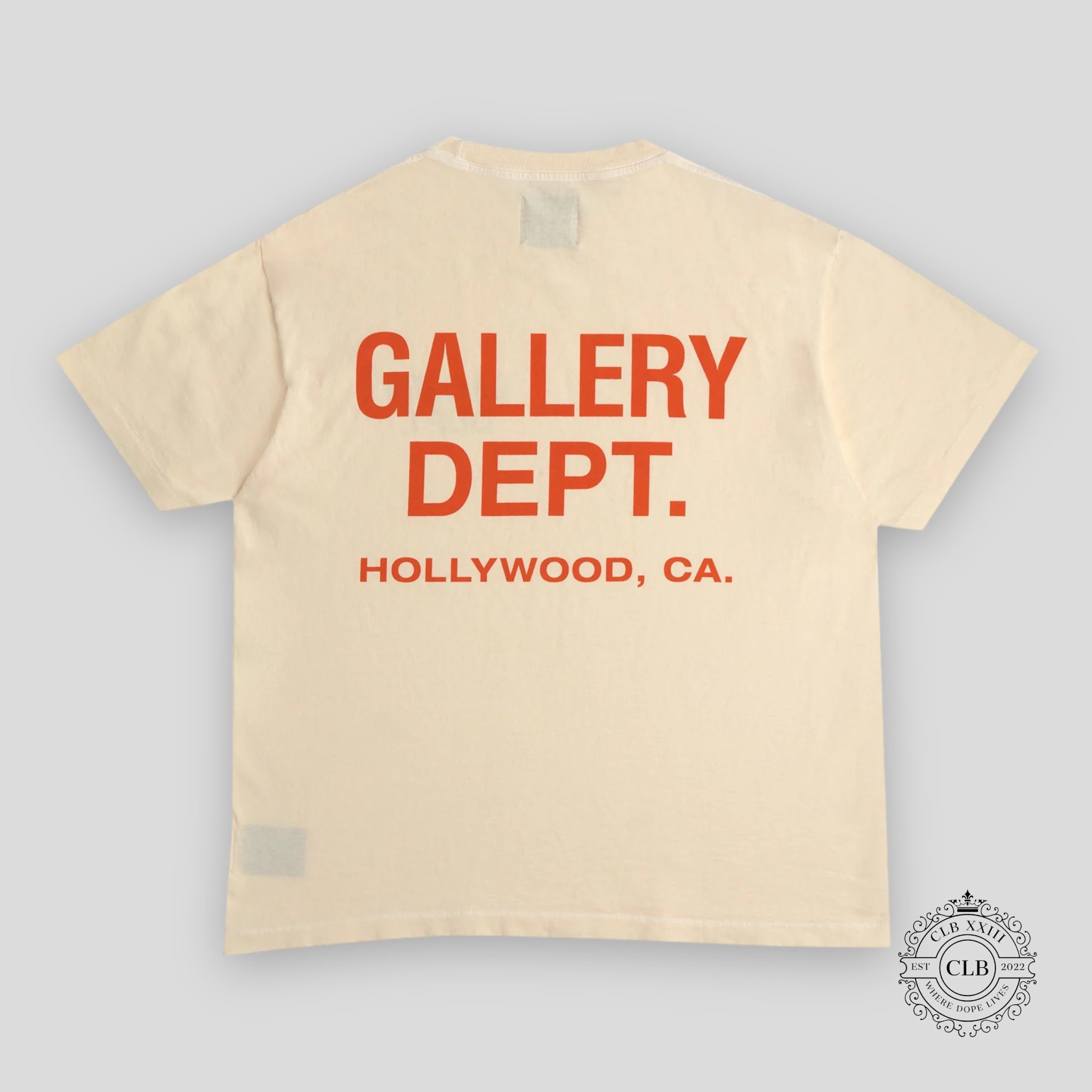GALLERY DEPT. LOGO TEE - CREAM