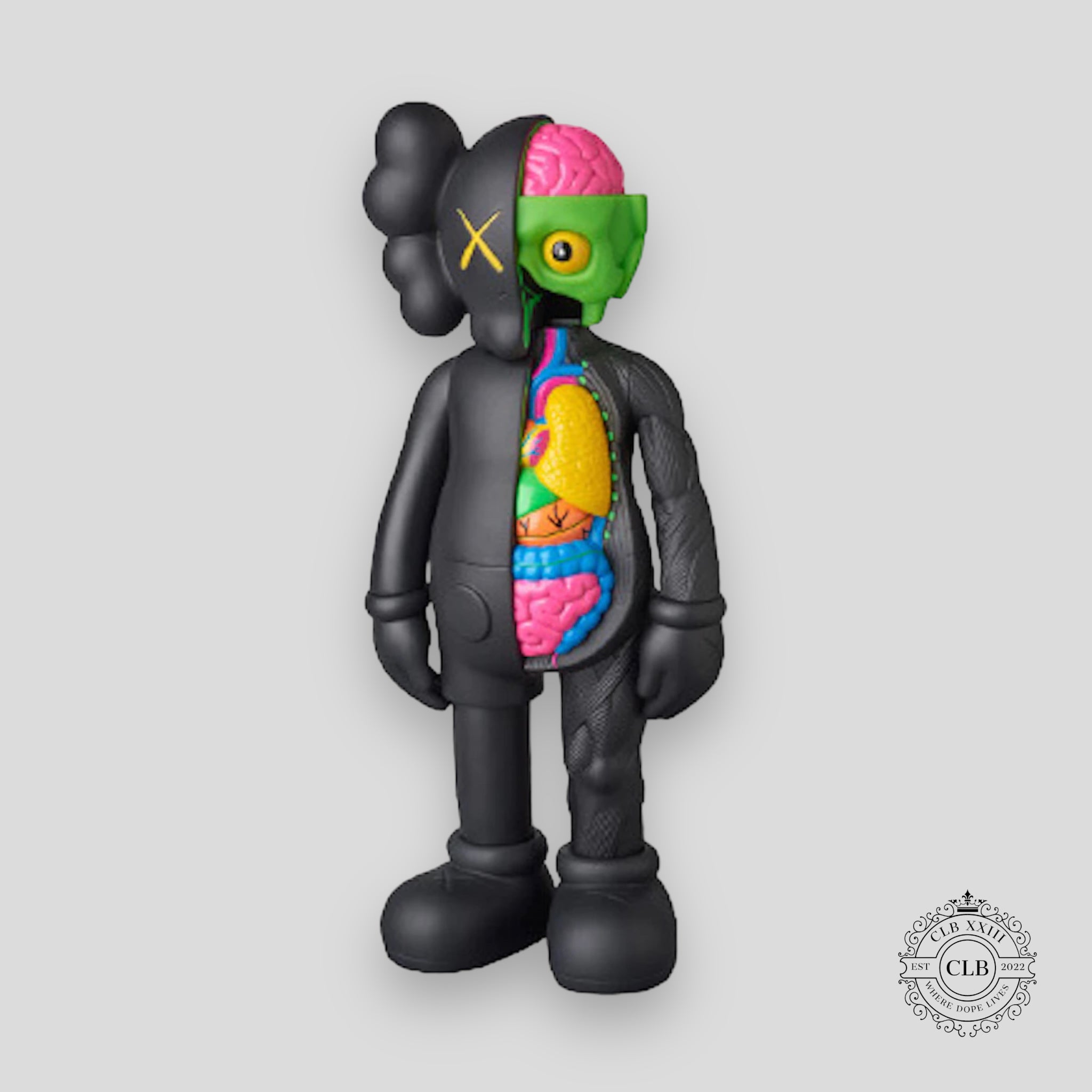 KAWS VINYL FIGURE "COMPANION FLAYED - BLACK"