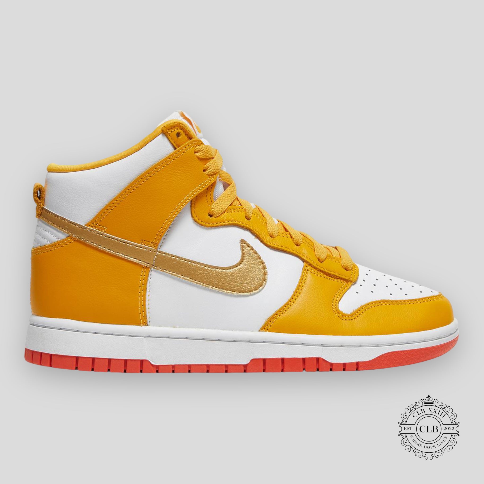 NIKE DUNK HIGH (W) "UNIVERSITY GOLD ORANGE"