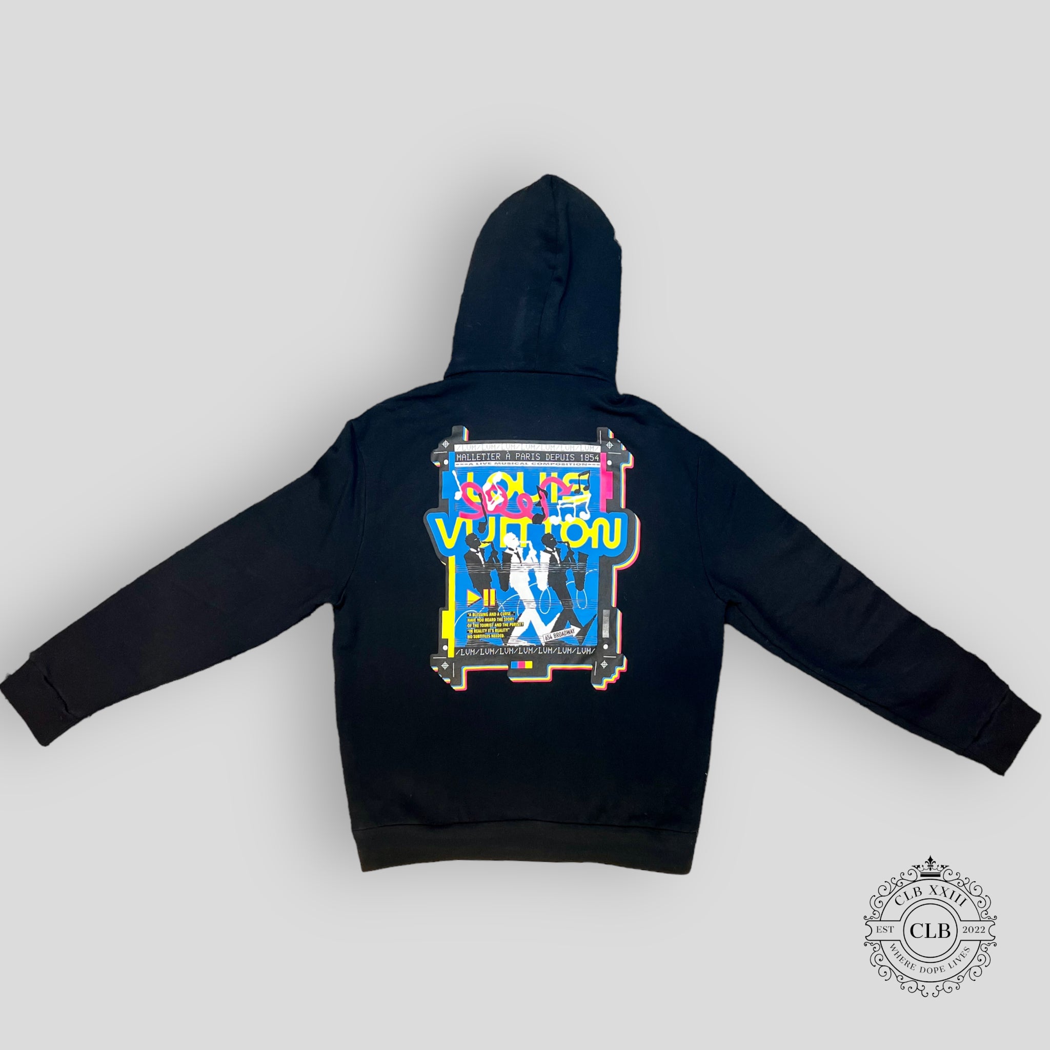 LOUIS VUITTON LV JAZZ MULTI LOGO HOODIE