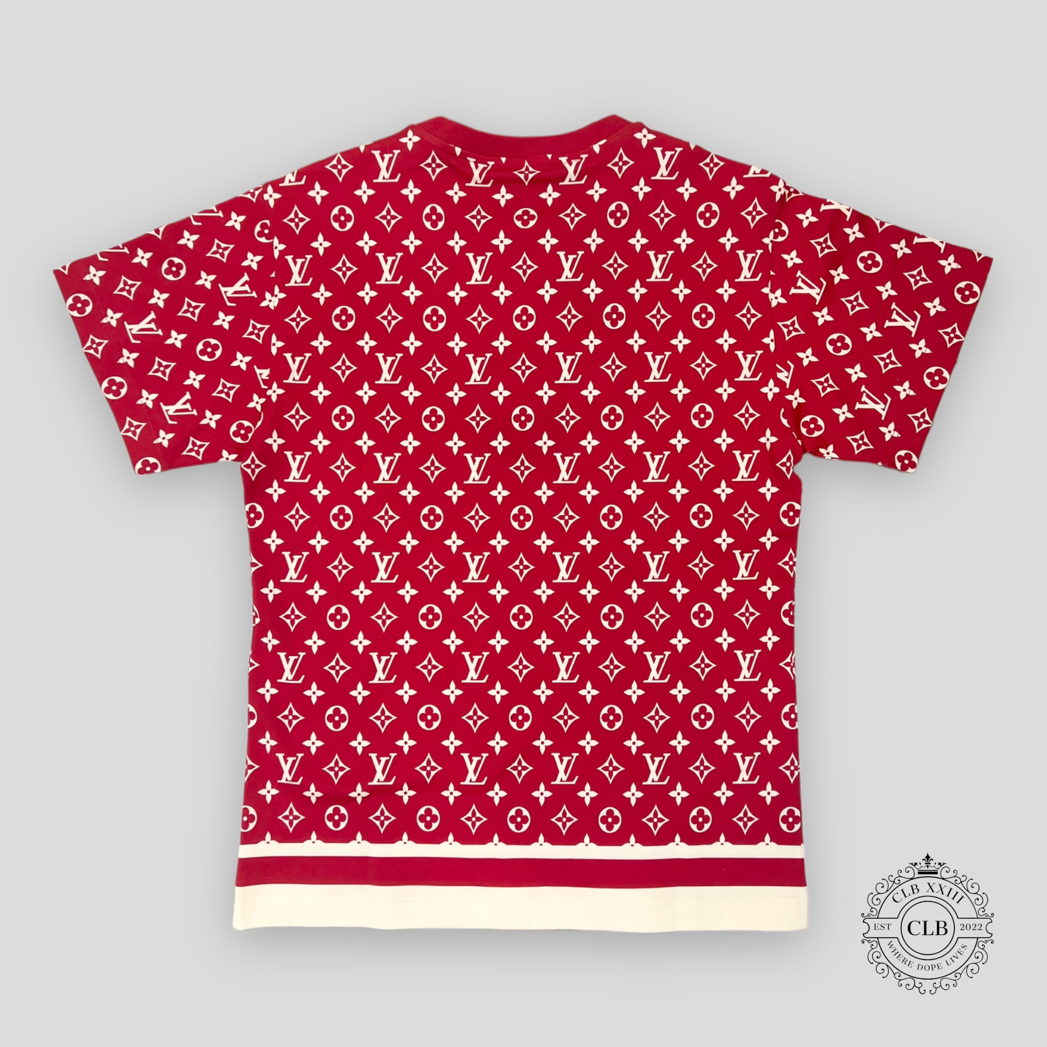 Louis Vuitton Stripe Accent Monogram Women's T-Shirt