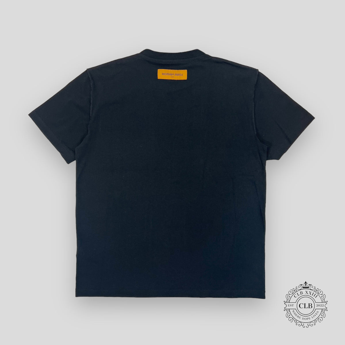 LOUIS VUITTON LV SPREAD EMBROIDERY T-SHIRT - BLACK