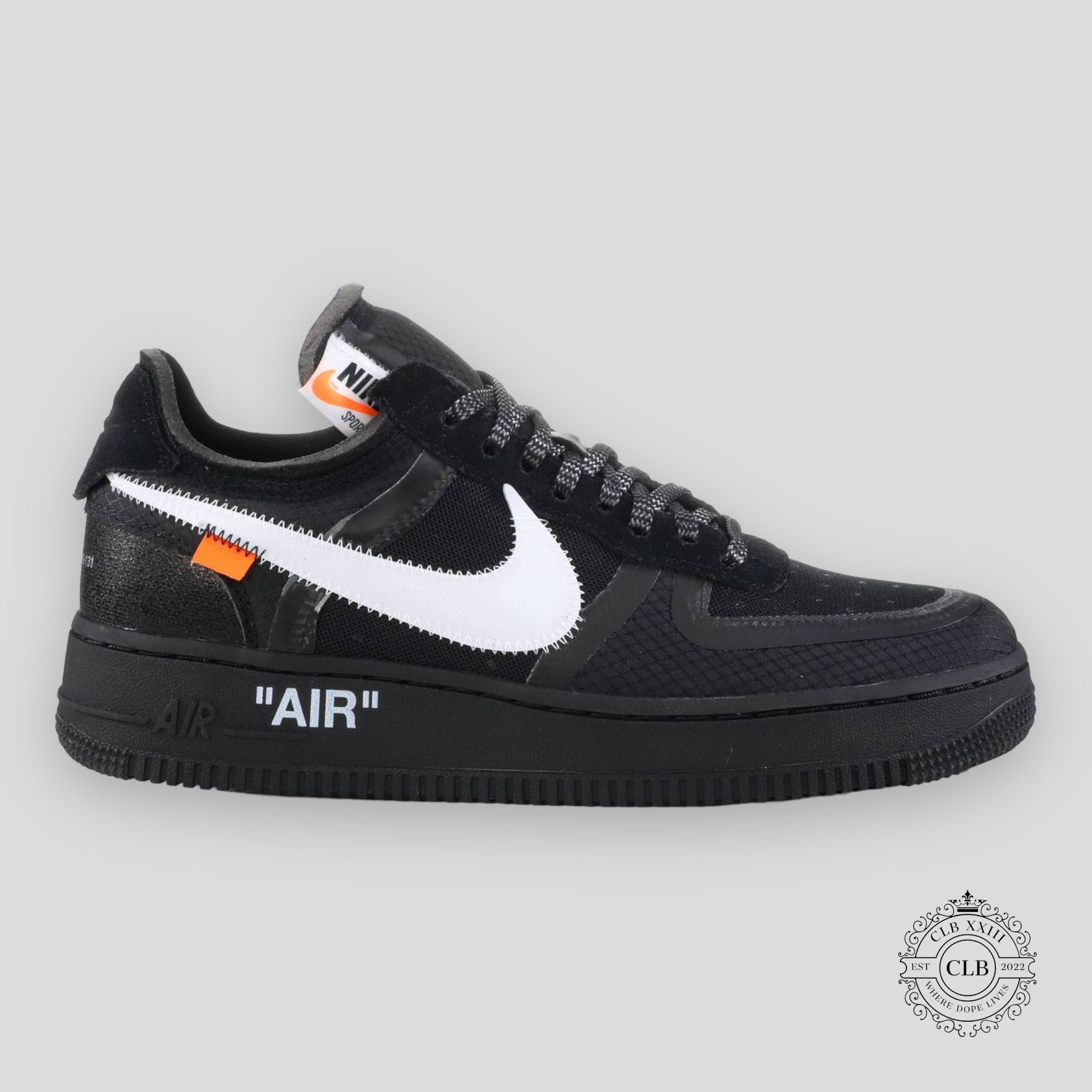 NIKE AIR FORCE 1 LOW X OFF WHITE "BLACK"