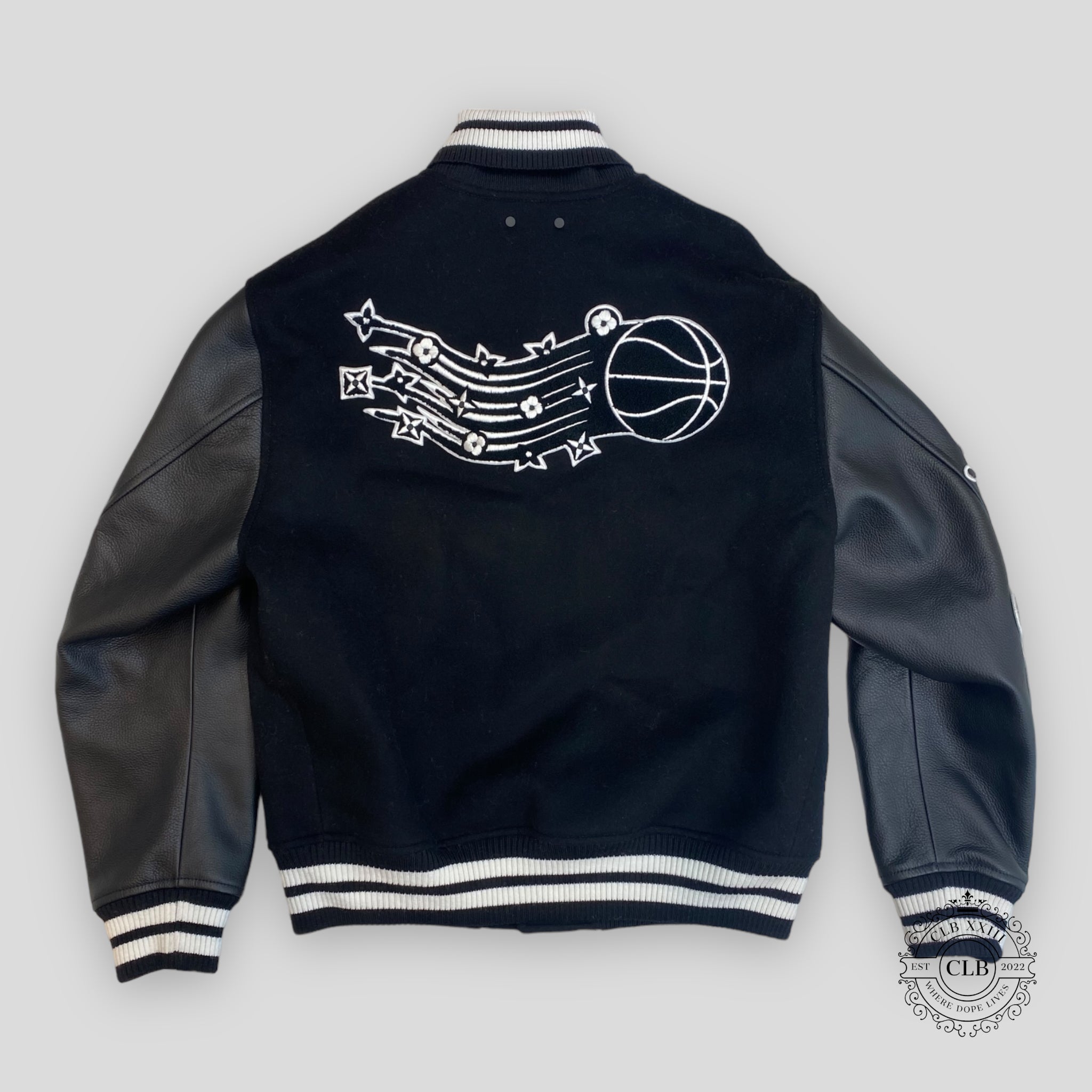 LOUIS VUITTON NBA VARSITY JACKET - BLACK
