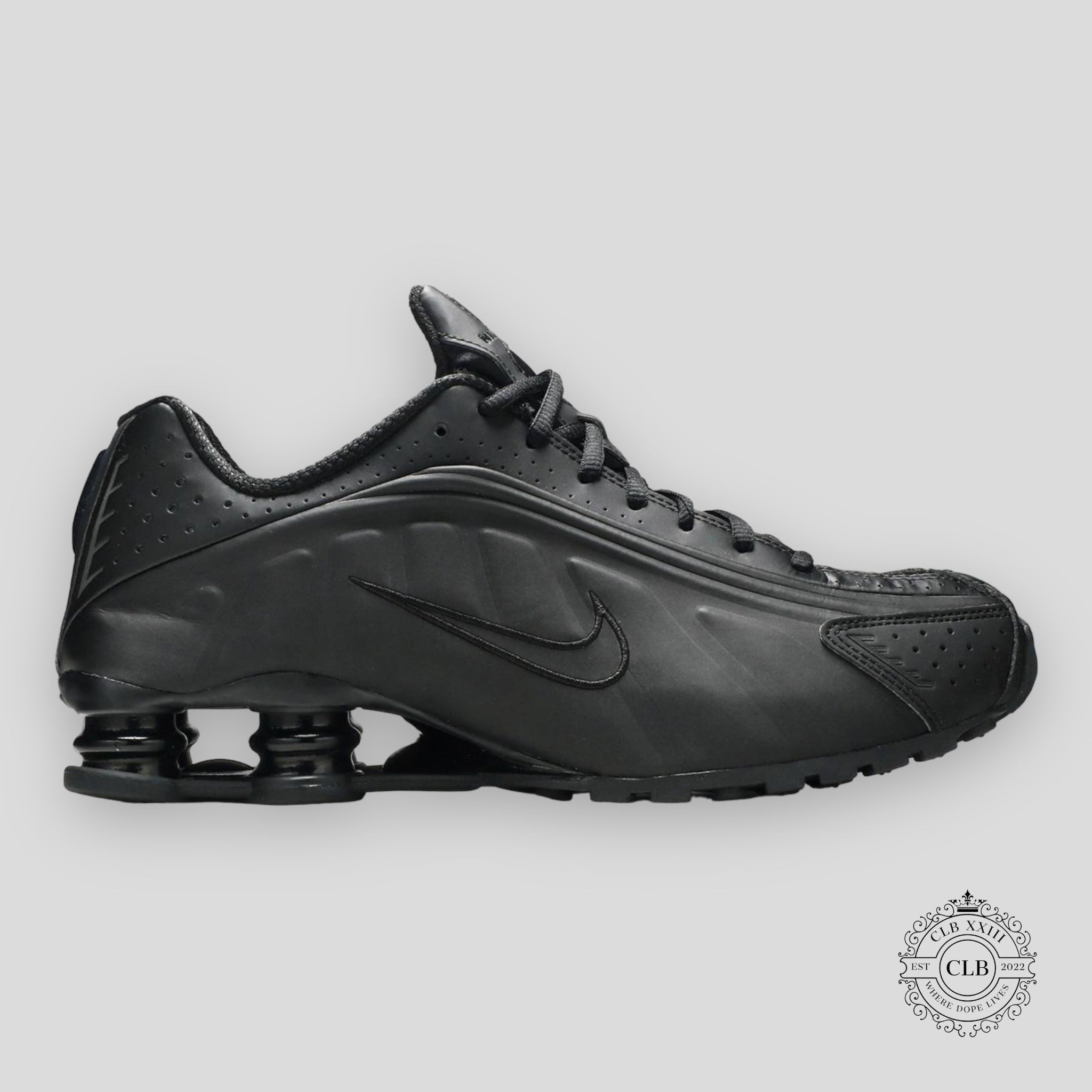 NIKE SHOX R4 "TRIPLE BLACK"