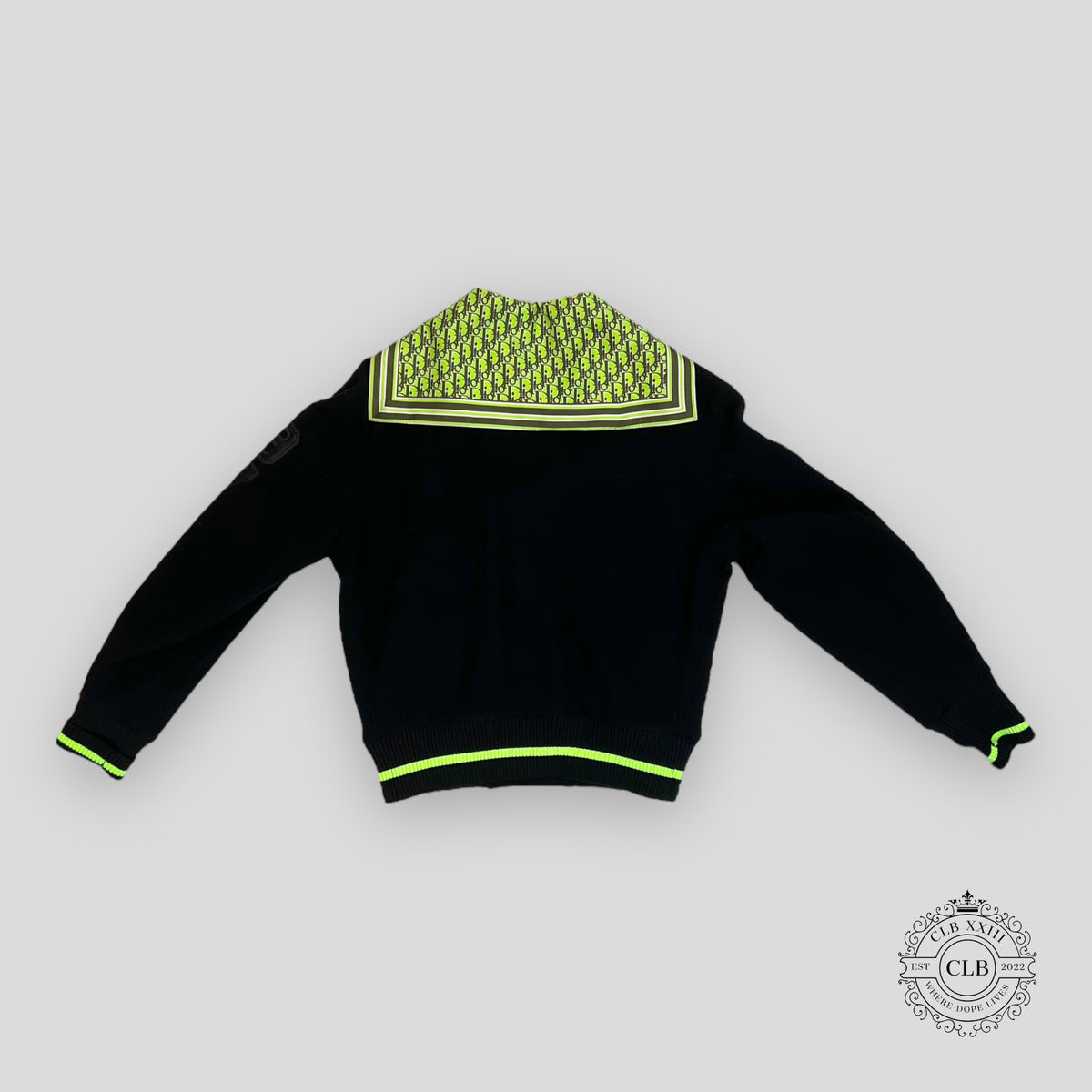 DIOR CACTUS JACK BASEBALL JACKET - GREEN