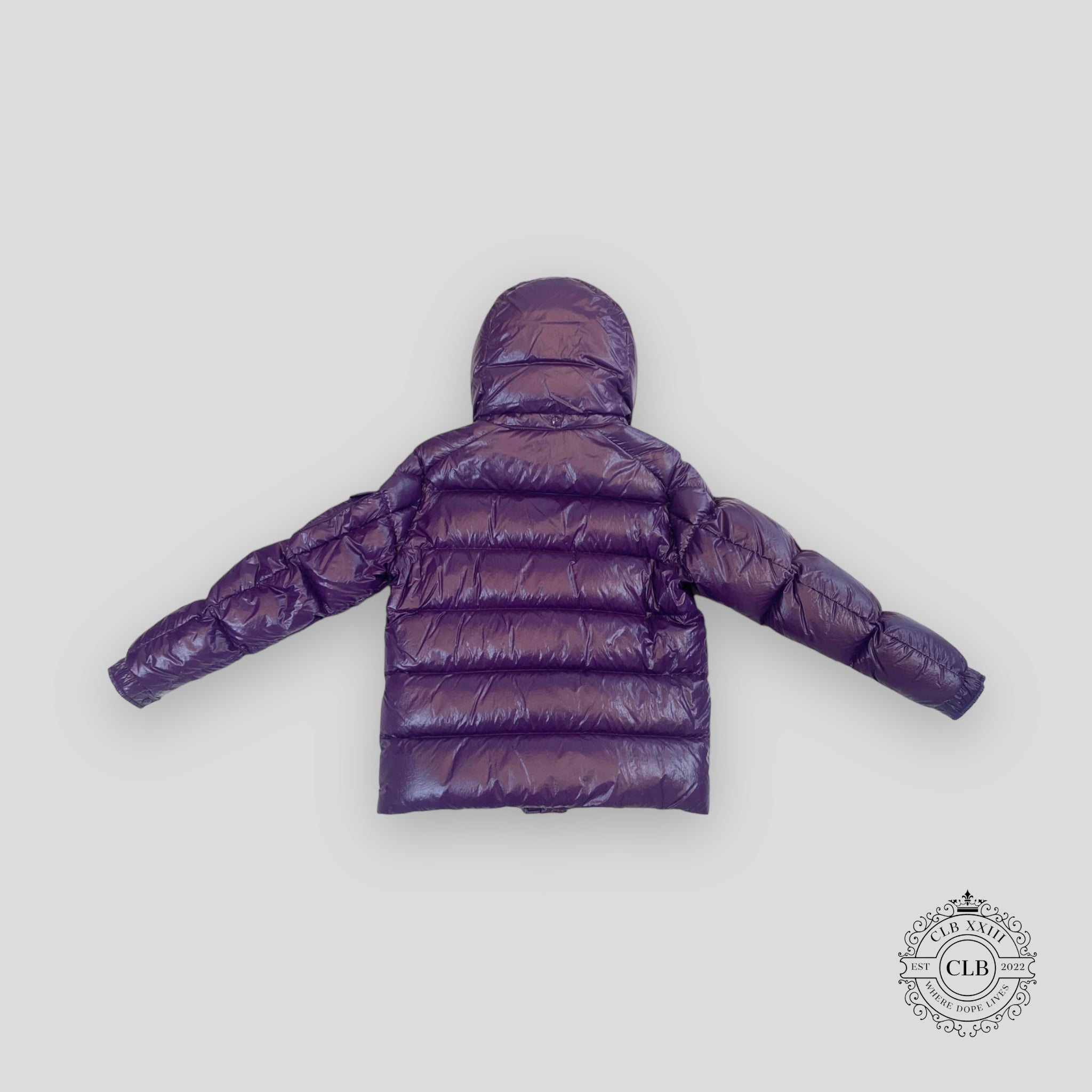 MONCLER MAYA 70 PUFFER COAT - PURPLE