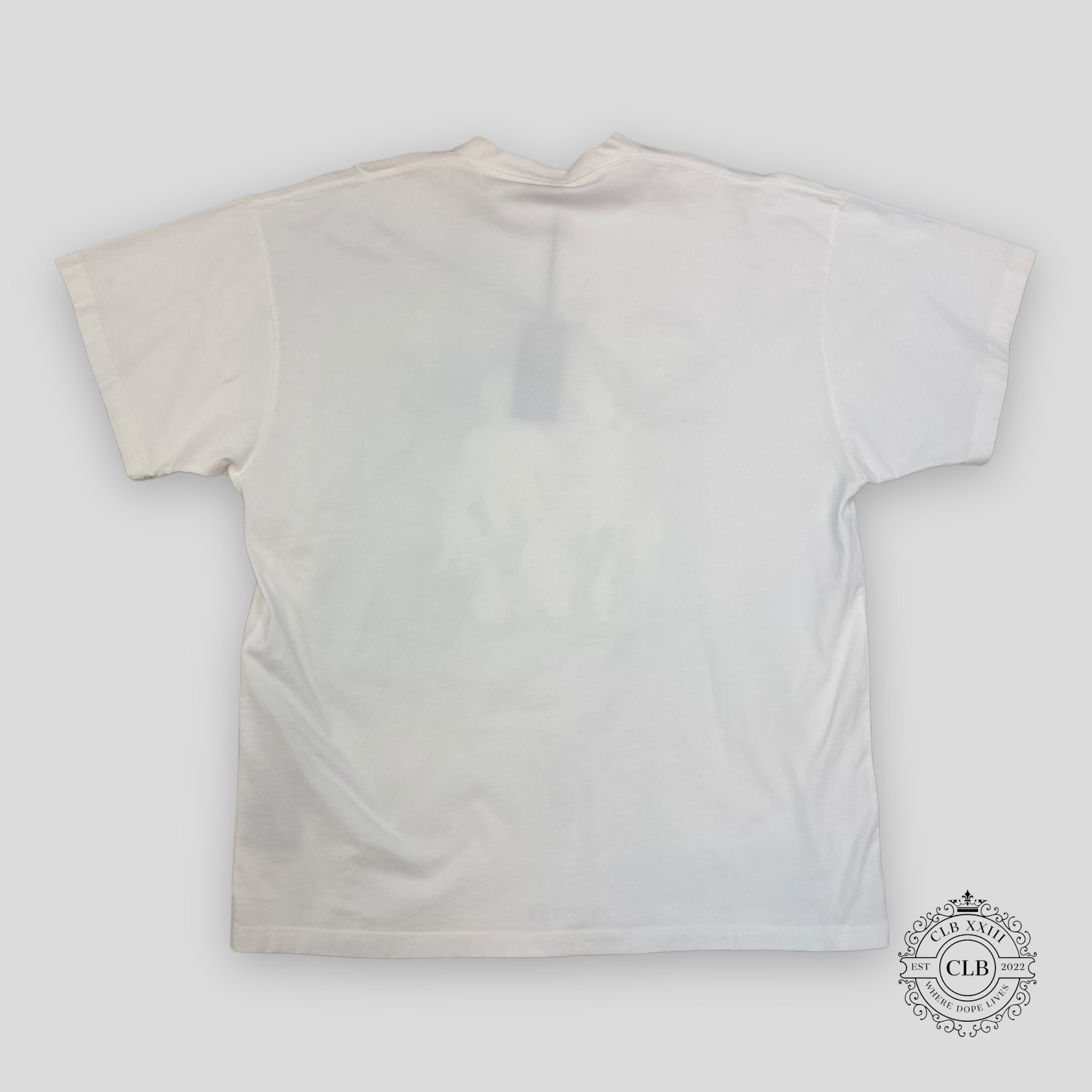 BALENCIAGA 'THE SIMPSONS' OVERSIZED TEE - WHITE