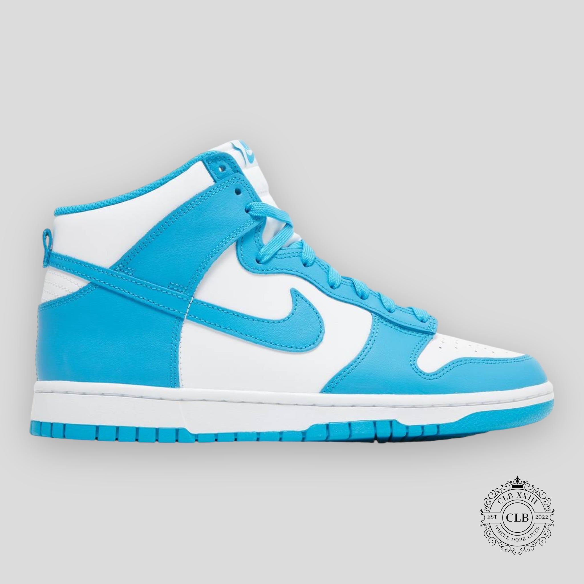 NIKE DUNK HIGH "LASER BLUE"