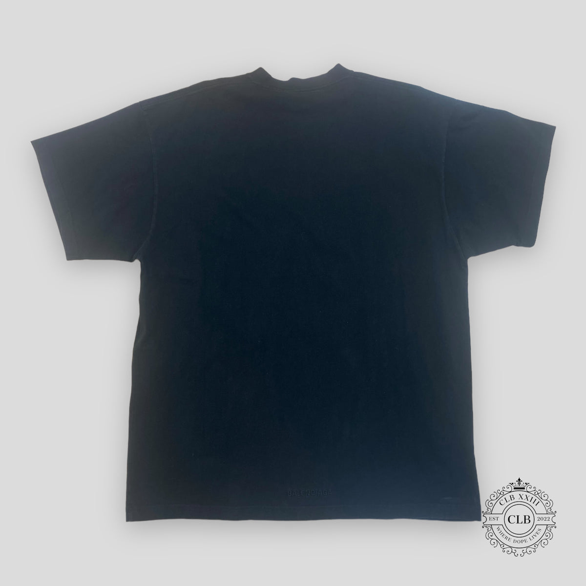 BALENCIAGA 'THE SIMPSONS' OVERSIZED TEE - BLACK