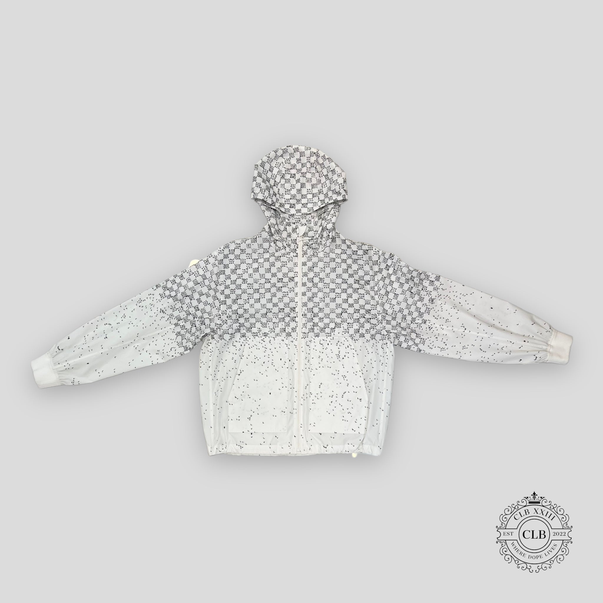 Louis Vuitton Damier LV Spread Windbreaker in White