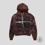 Hellstar H Star Hoodie in Brown