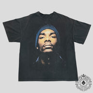 Snoop Dogg Beware Vintage Tee in Faded Black