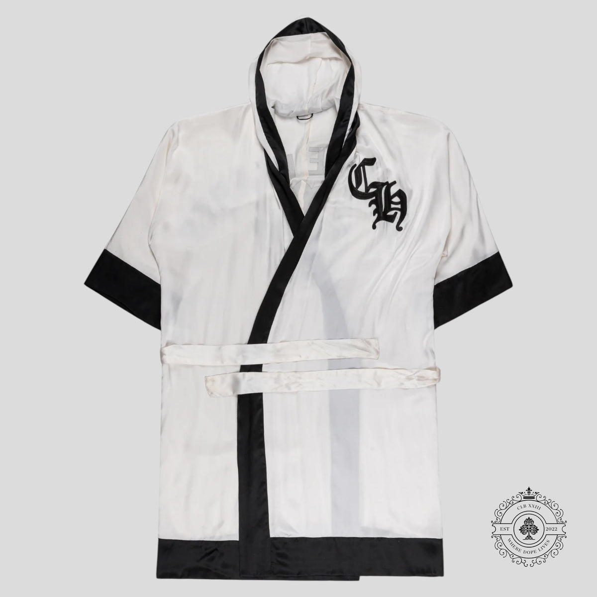 Chrome Hearts Silk & Leather Boxing Robe