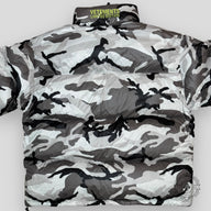 Vetements Logo Camo Puffer Jacket