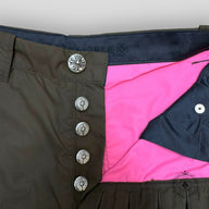 Chrome Hearts Double Knee Nylon Carpenter Short in Brown