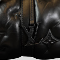Louis Vuitton Lambskin Monogram Keepall Puffer XL Bandouliere 75 in Black