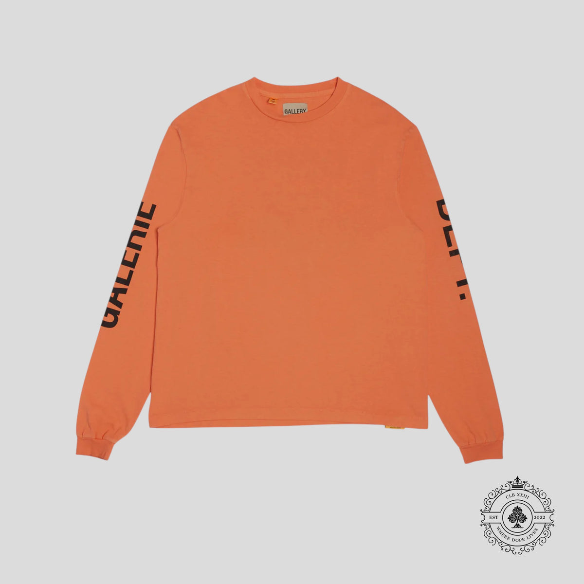 Gallery Dept. French Collector Long Sleeve Tee in Orange