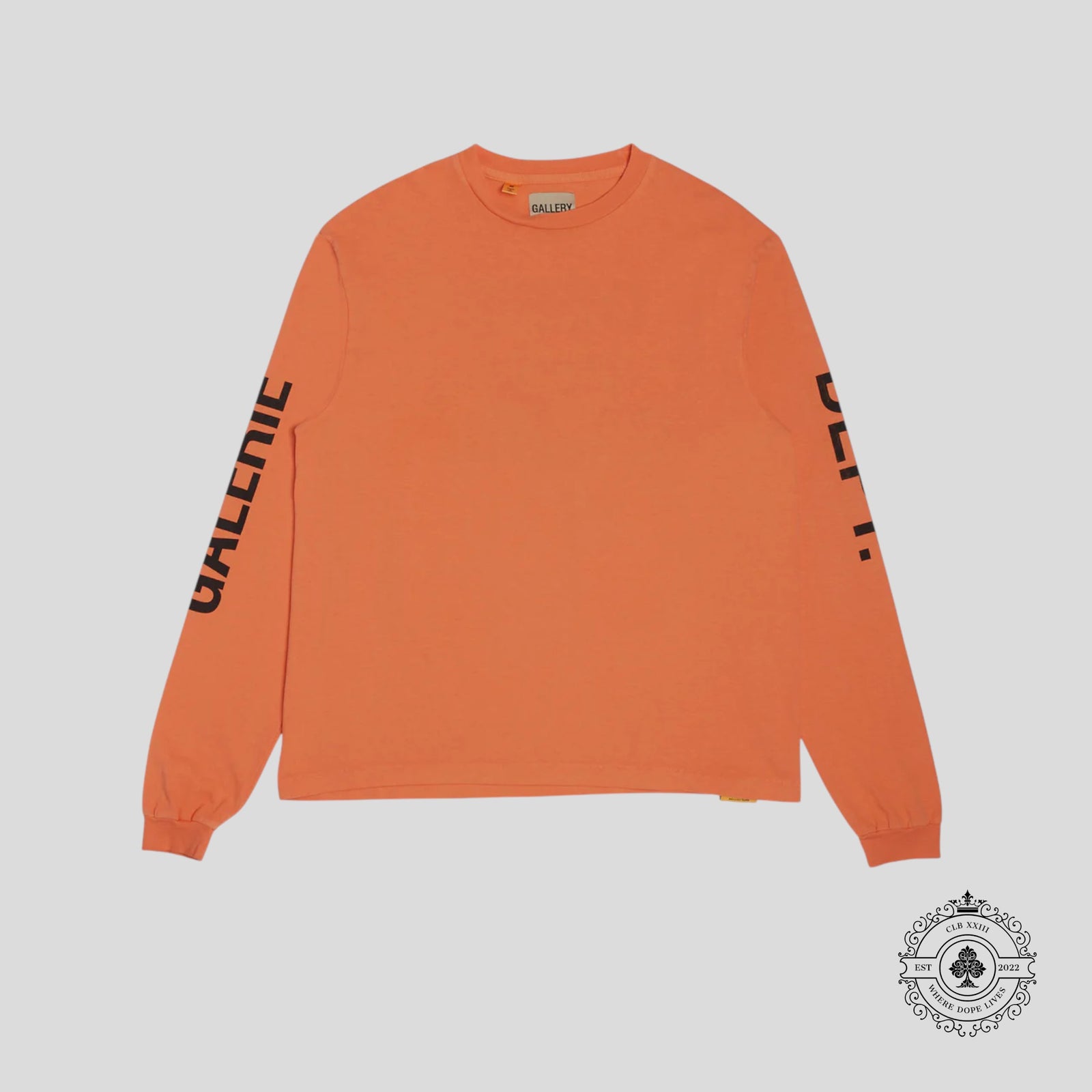 Gallery Dept. French Collector Long Sleeve Tee in Orange