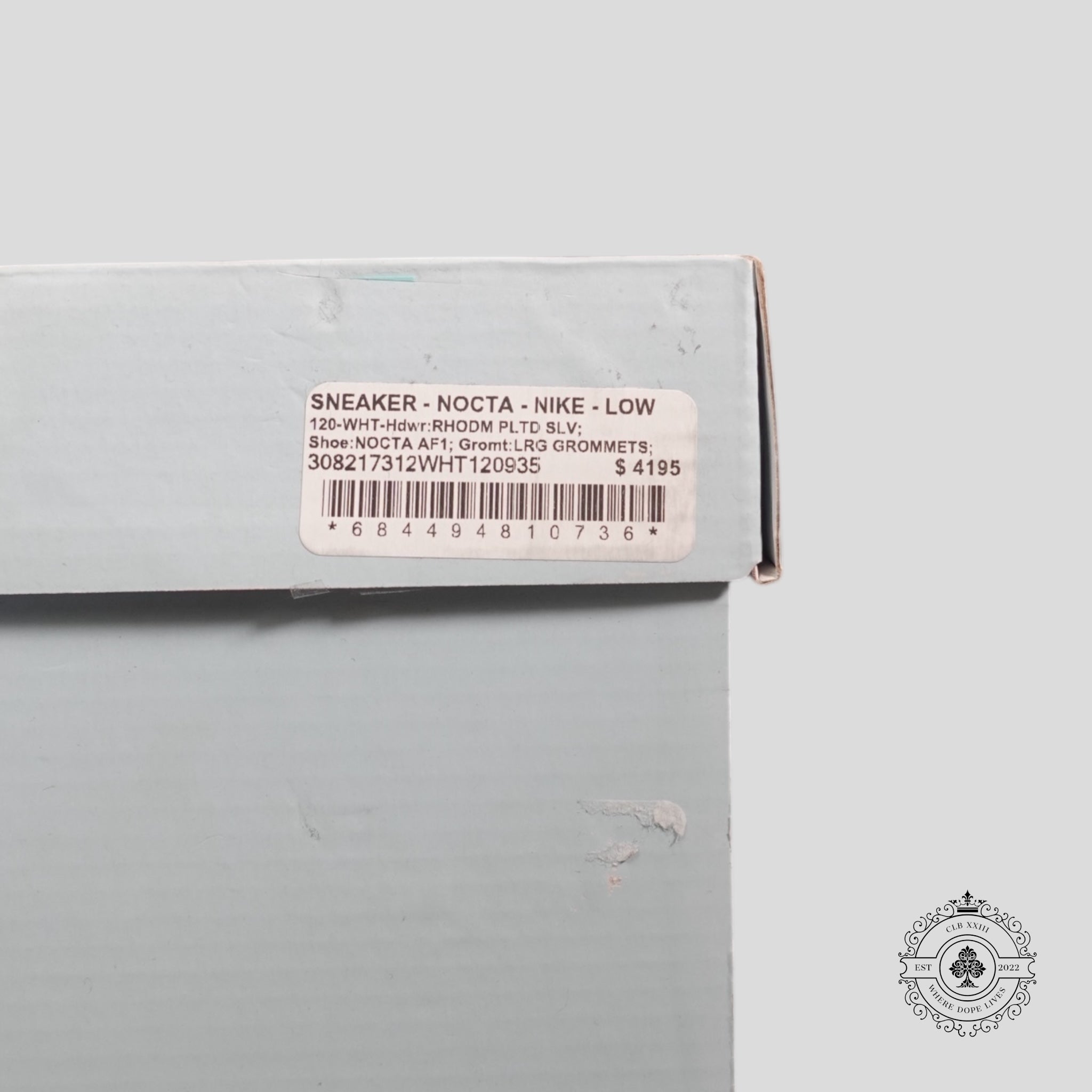 Chrome Hearts X Nocta Love You Forever Air Force 1 Low