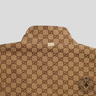 Gucci GG Supreme Canvas Reversible Jacket in Brown