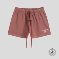 Fear Of God Essentials Jersey Shorts in Crimson