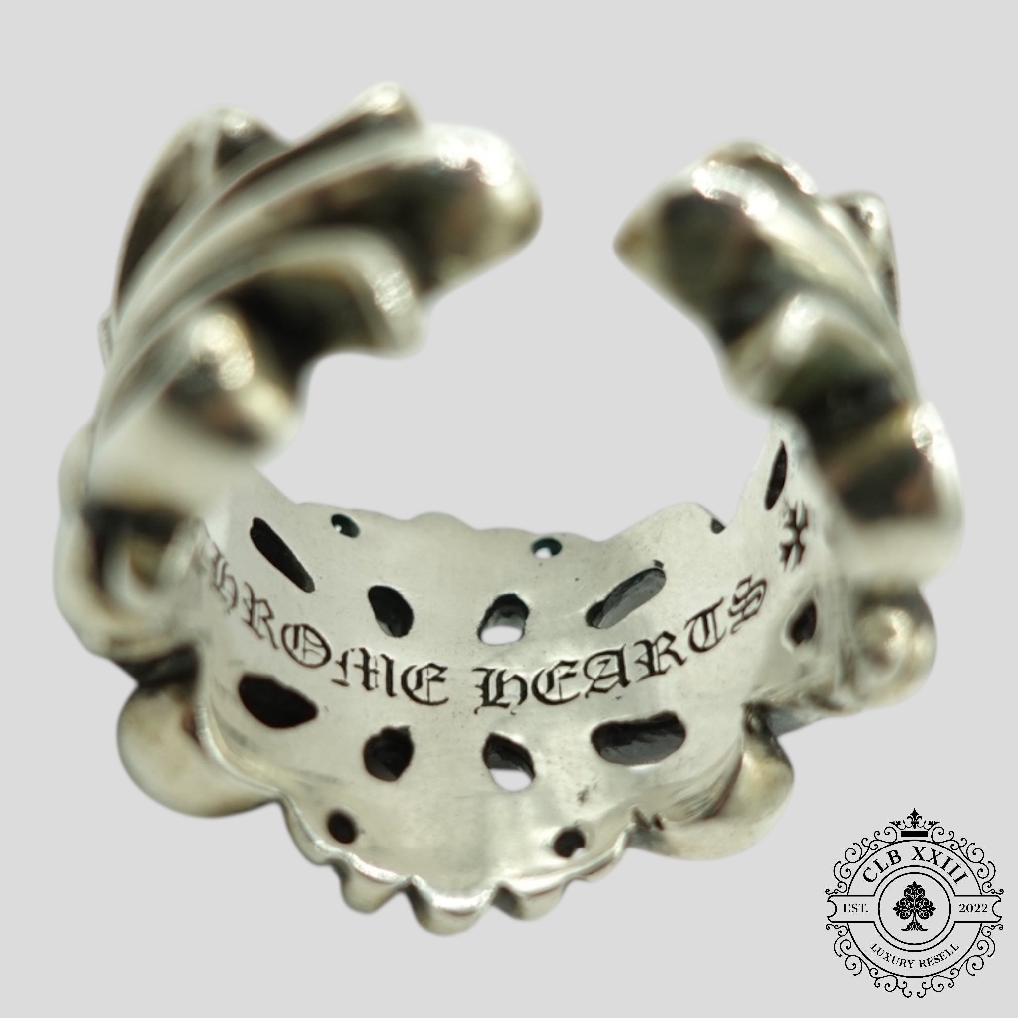Chrome Hearts Double Floral Ring