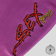 Matty Boy Sex Records Beanie in Purple
