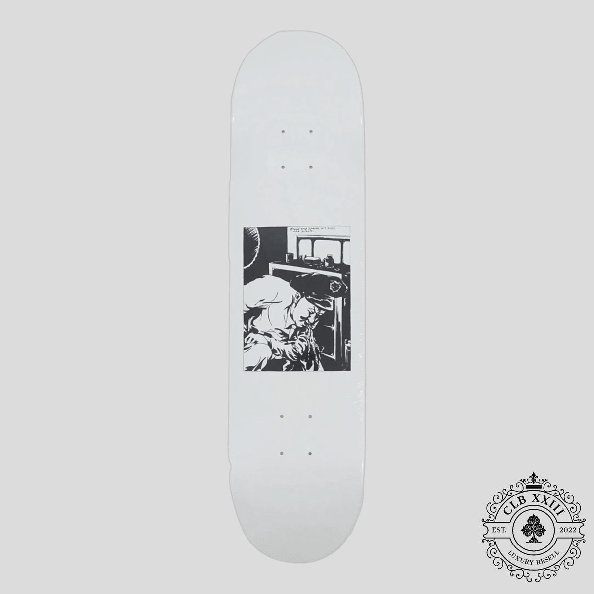 Supreme Raymond Pettibon Blood & Sperm Skateboard Deck