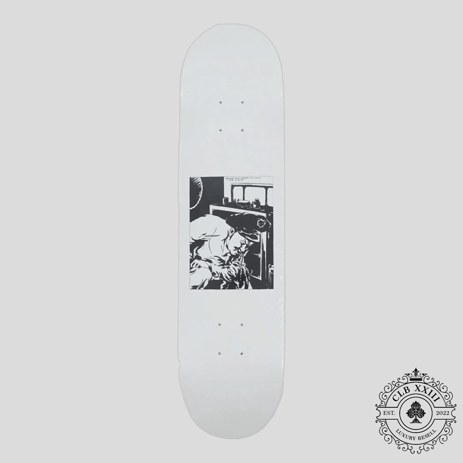 Supreme Raymond Pettibon Blood & Sperm Skateboard Deck